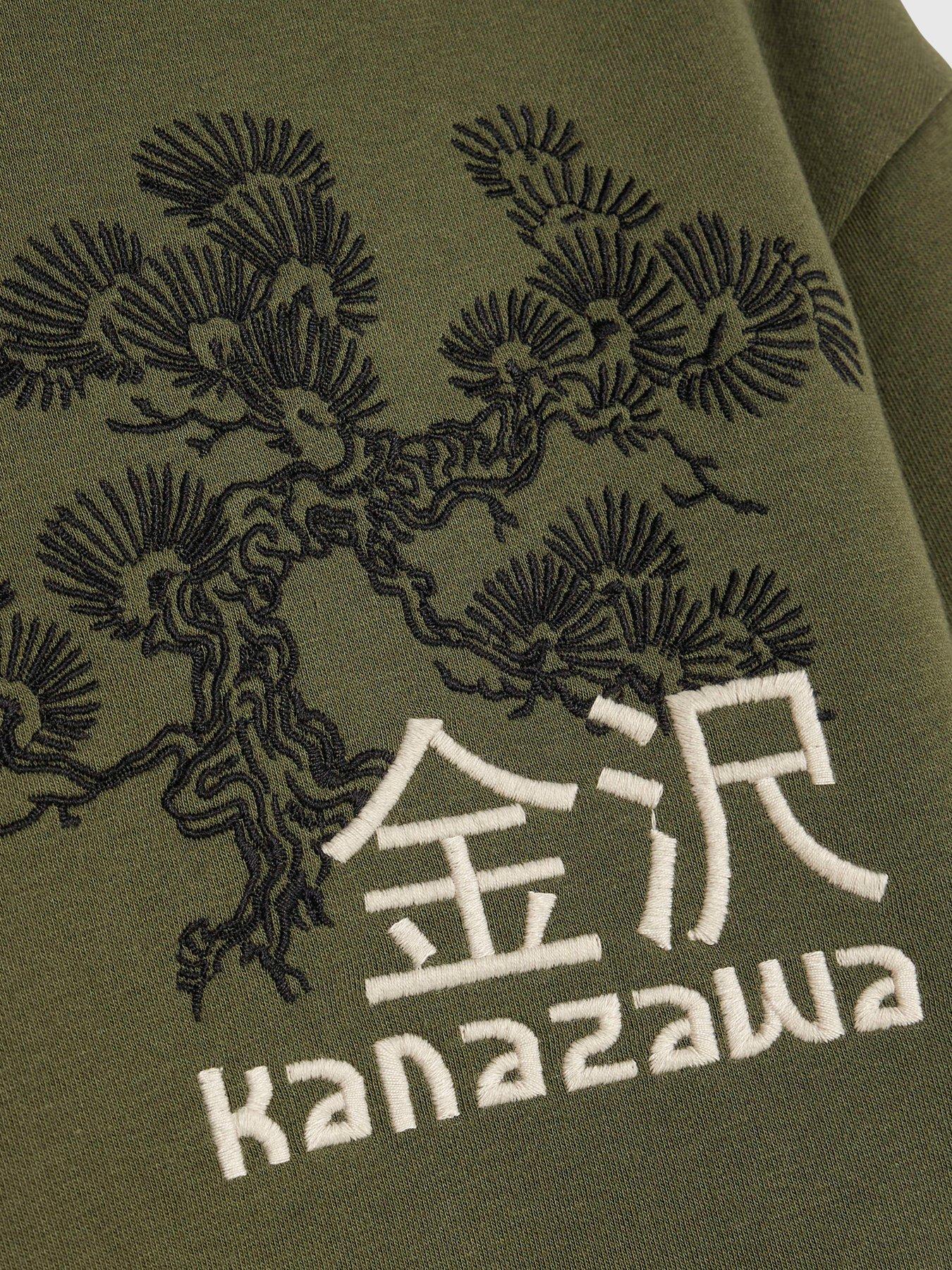 Image 5 of 5 of River Island Kanazawa Phoenix Crew Sweatshirt - Khaki