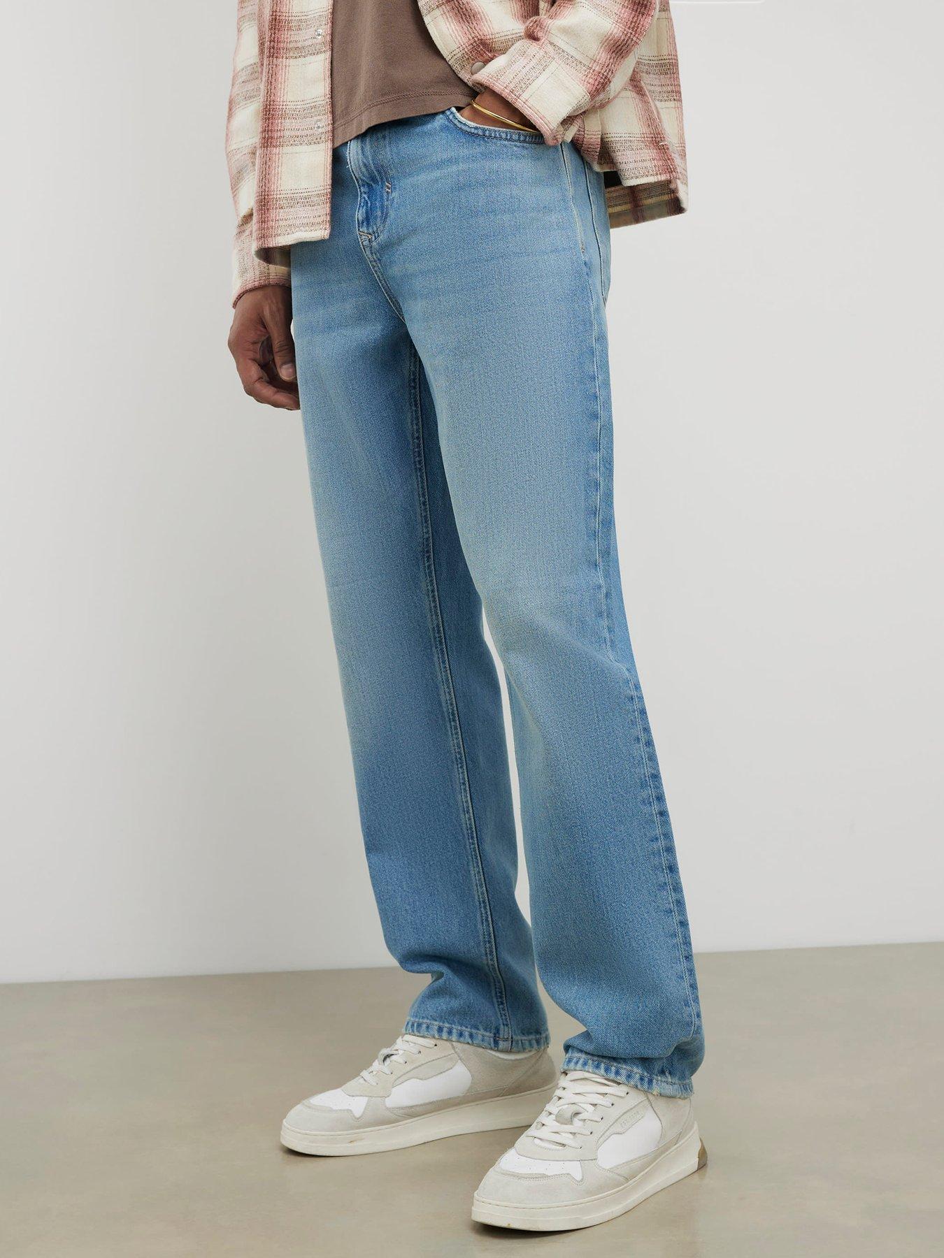 River Island Straight Fit Jeans - Blue