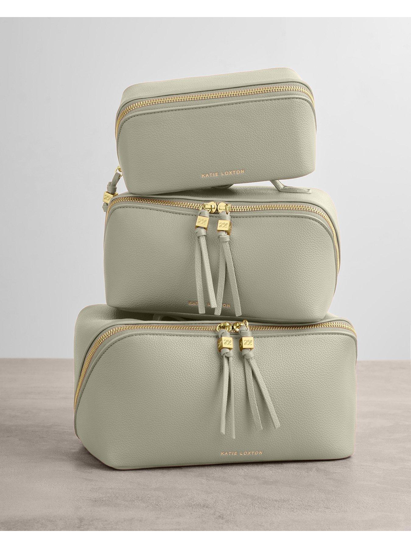 Image 2 of 6 of Katie Loxton Fold-out Green Mist Mirror Make Up Bag