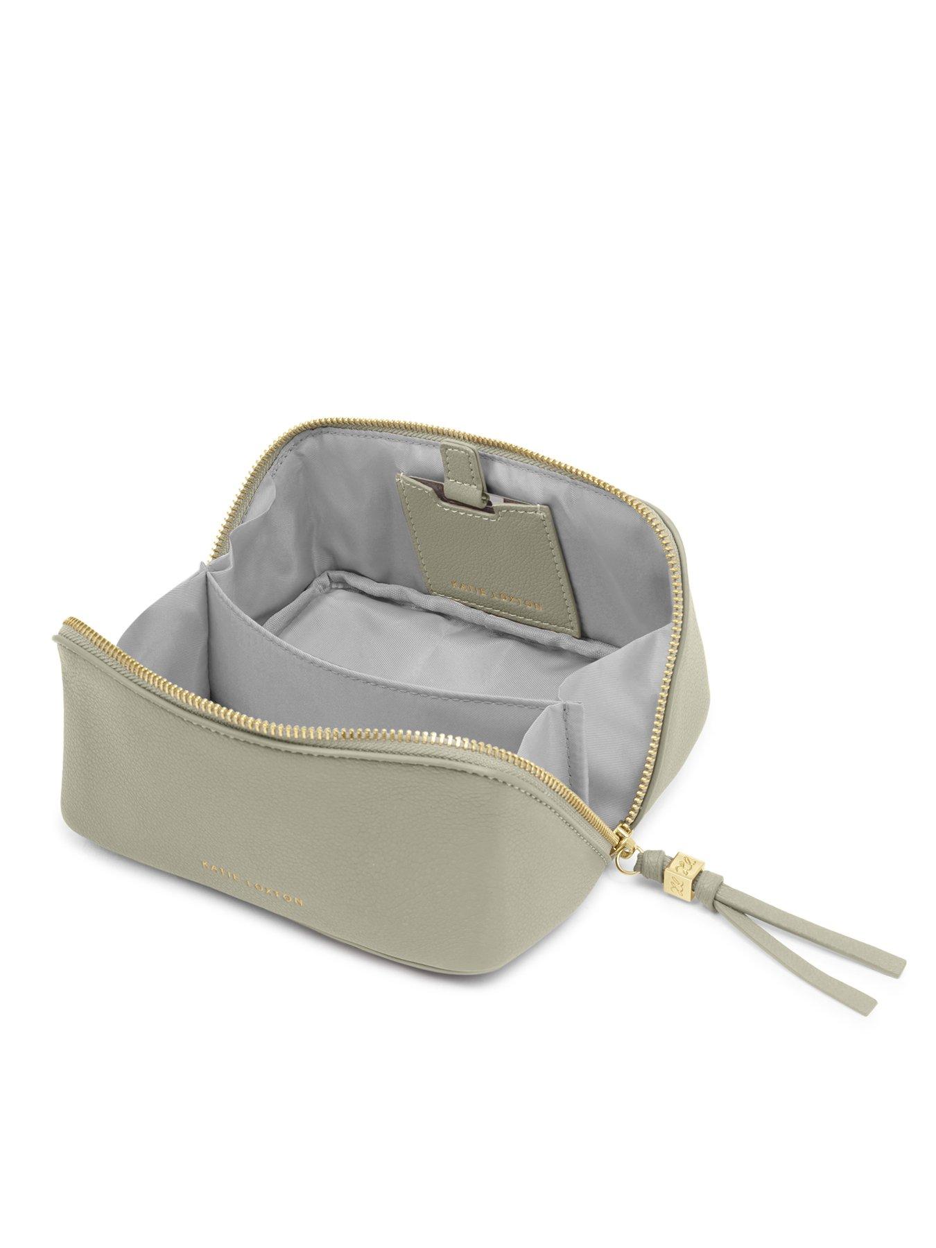 Image 3 of 6 of Katie Loxton Fold-out Green Mist Mirror Make Up Bag