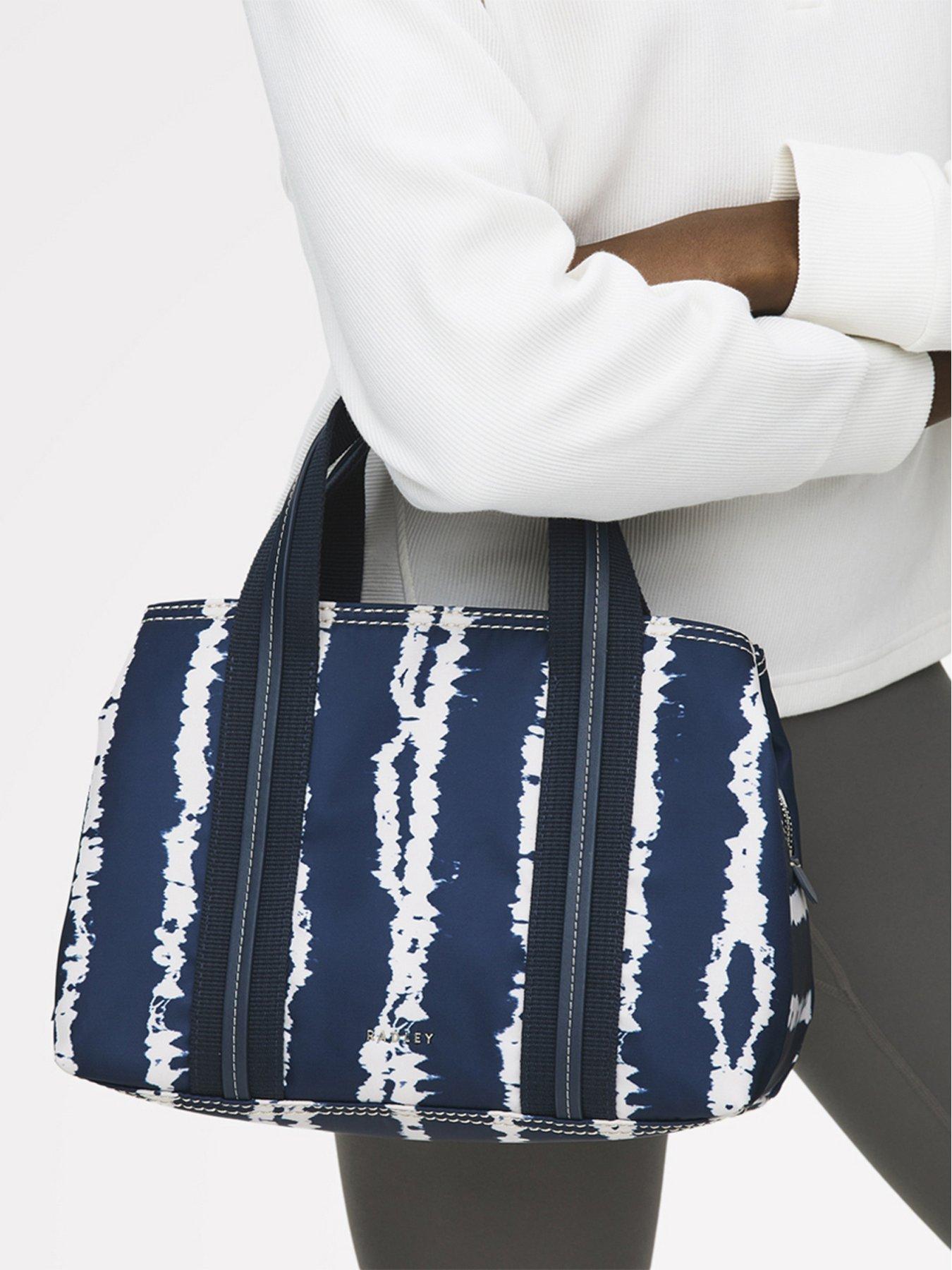 Image 6 of 6 of Radley Halley Row - Tie Dye Stripe Medium Ziptop Grab