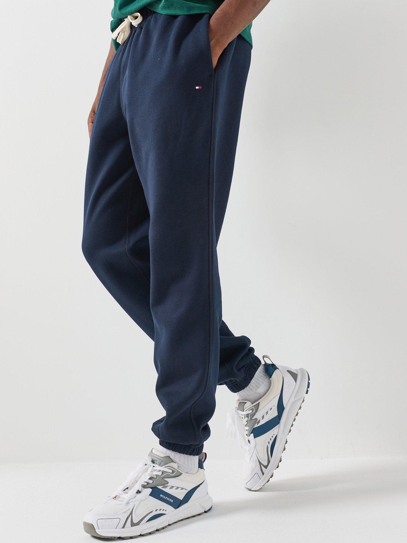 Image 1 of 5 of Tommy Hilfiger Essential Fleece Sweatpants - Blue