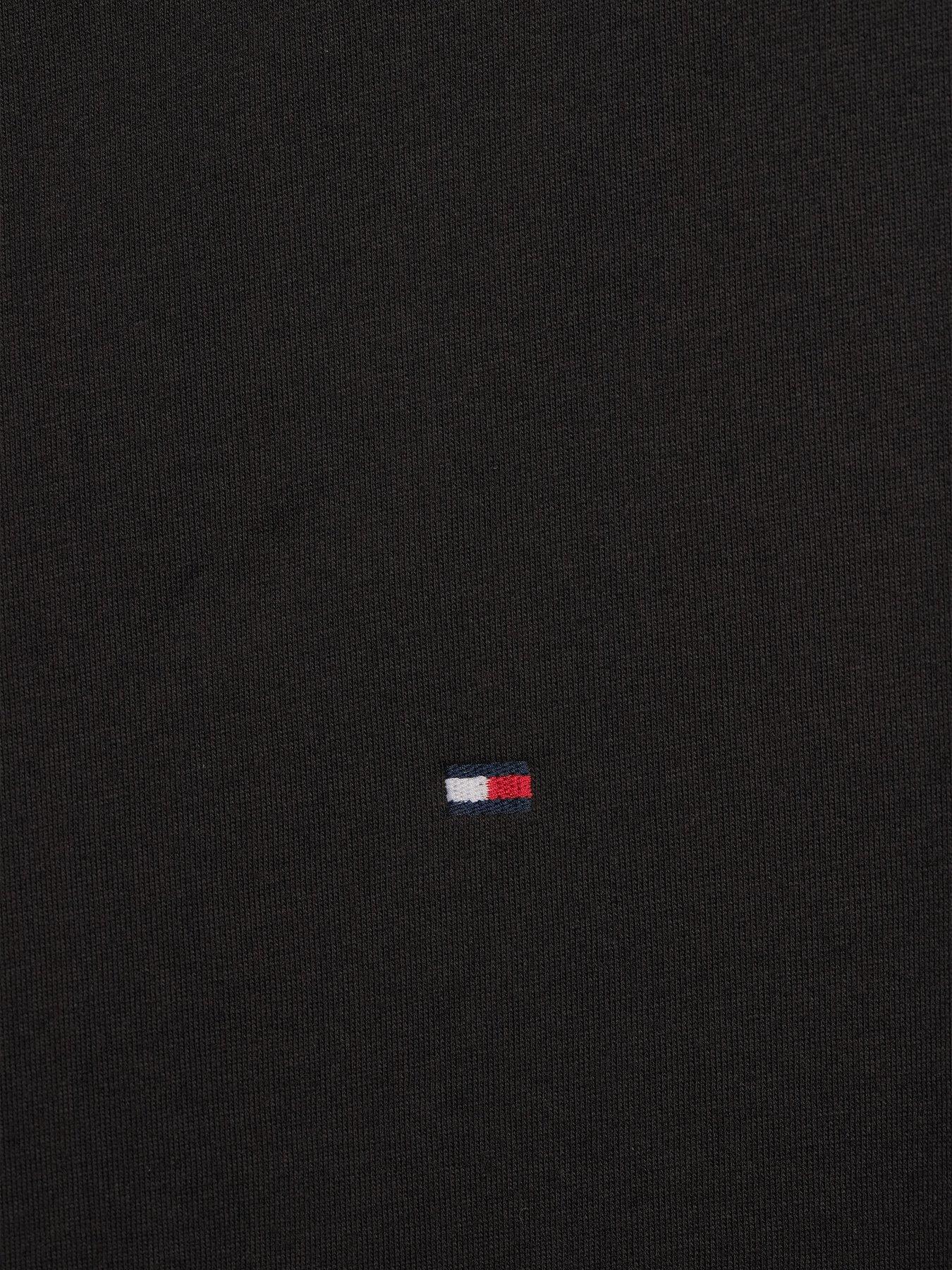 Image 4 of 5 of Tommy Hilfiger Mens Big &amp; Tall Essential Regular Fit Crew Neck T-Shirt - Black