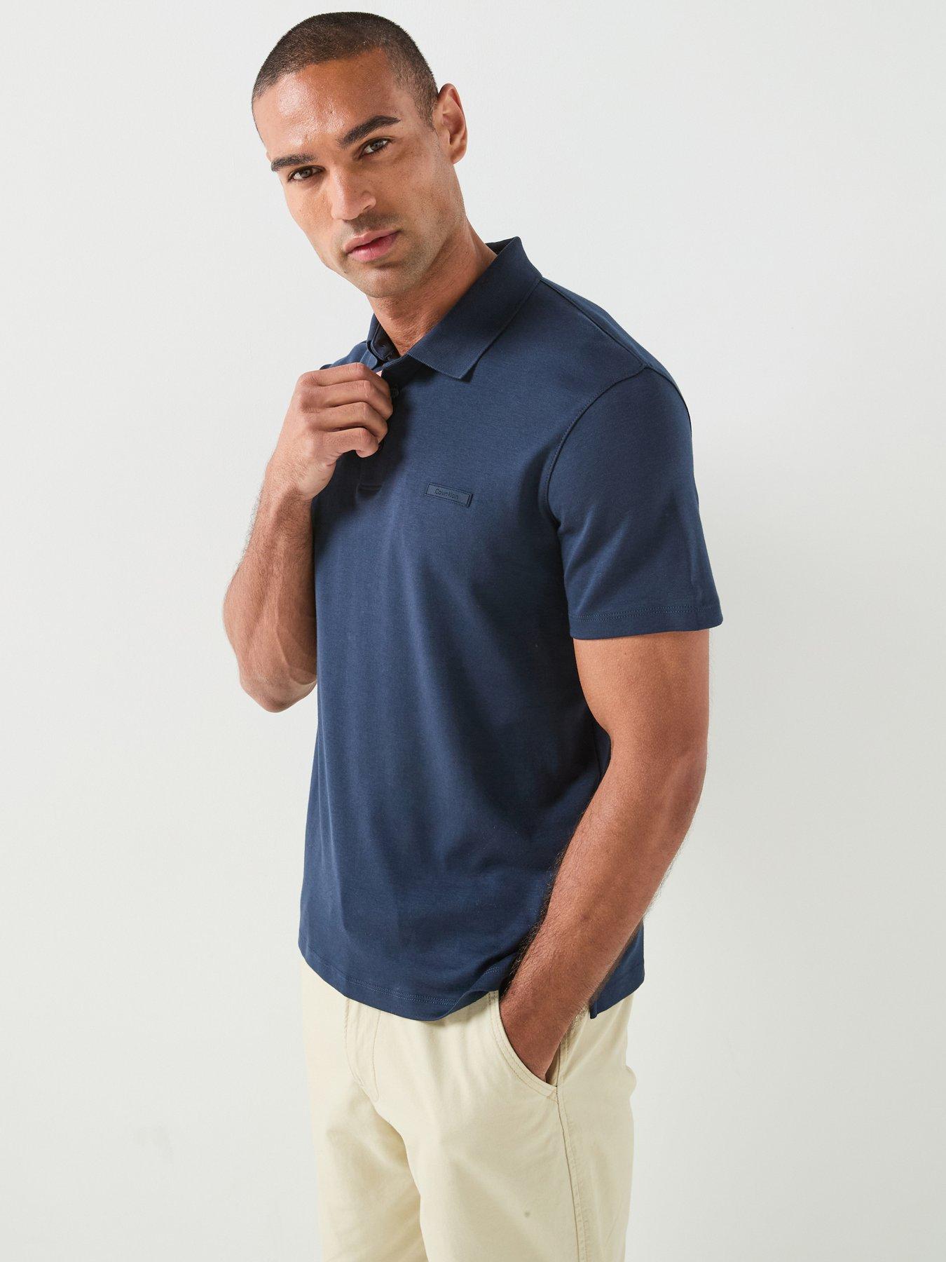 Calvin Klein Calvin Klein Short Sleeve Logo Polo Shirt - Navy