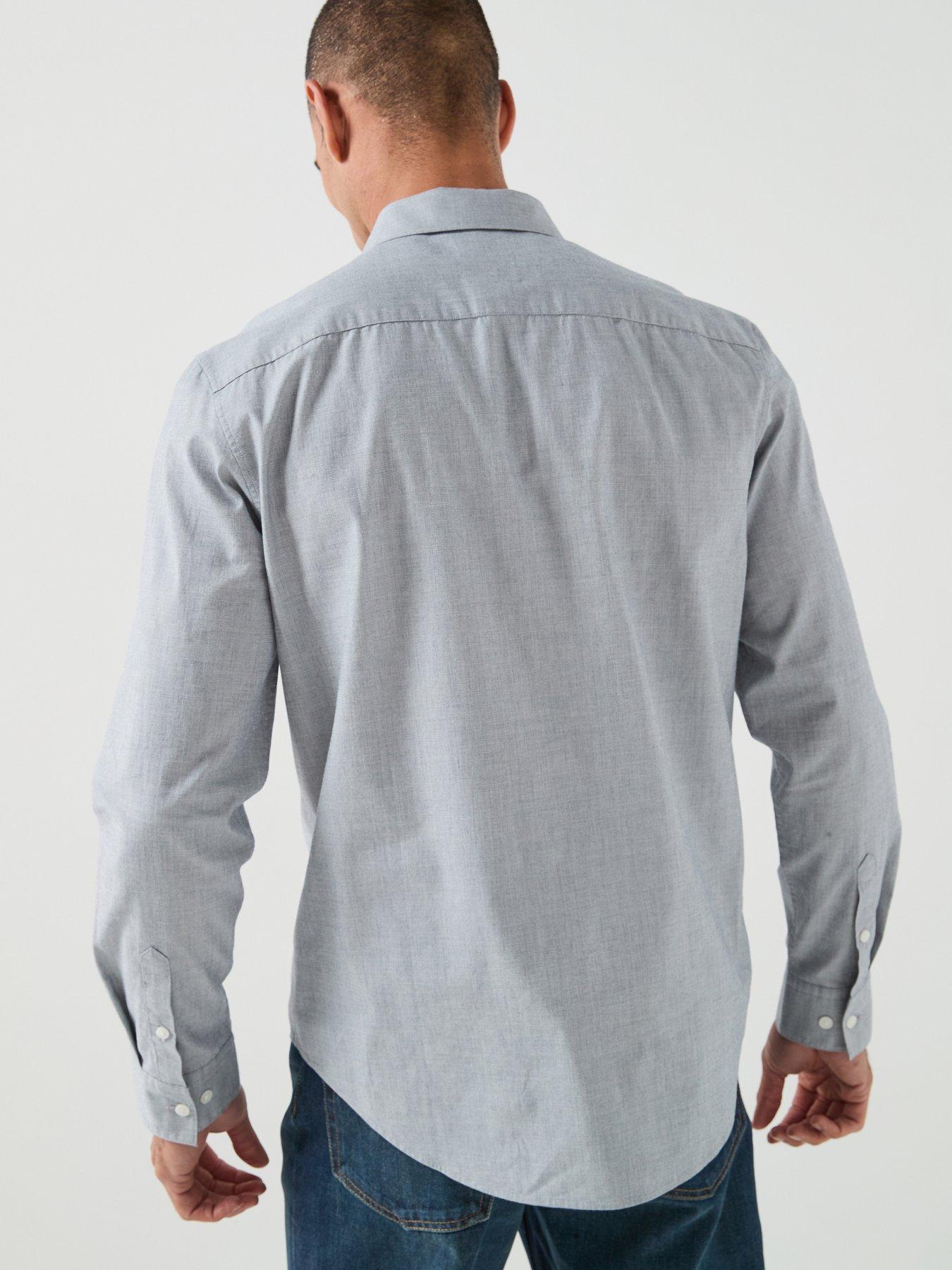 Image 2 of 6 of Calvin Klein Men's Oxford Shirt - Beige