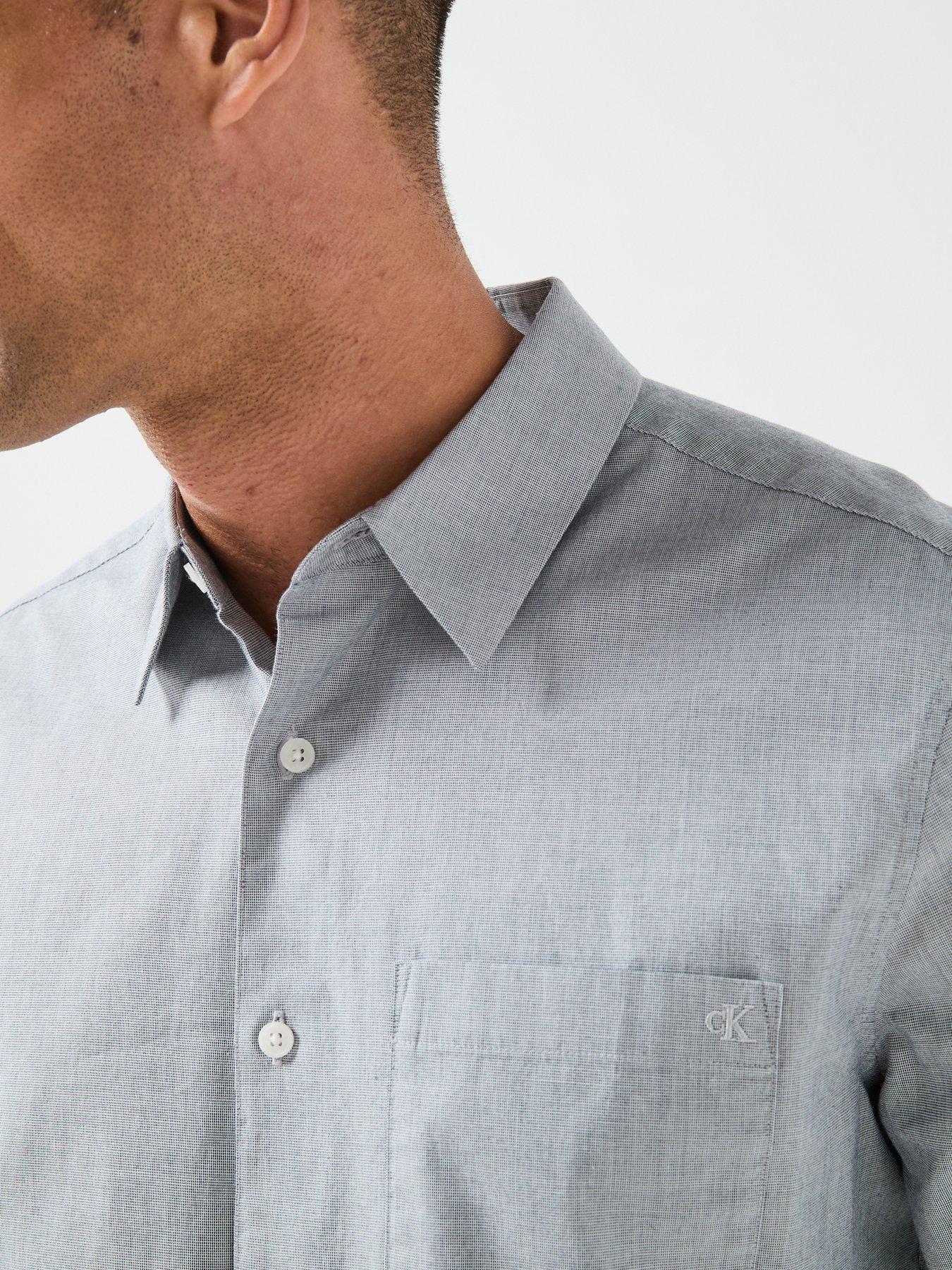 Image 4 of 6 of Calvin Klein Men's Oxford Shirt - Beige