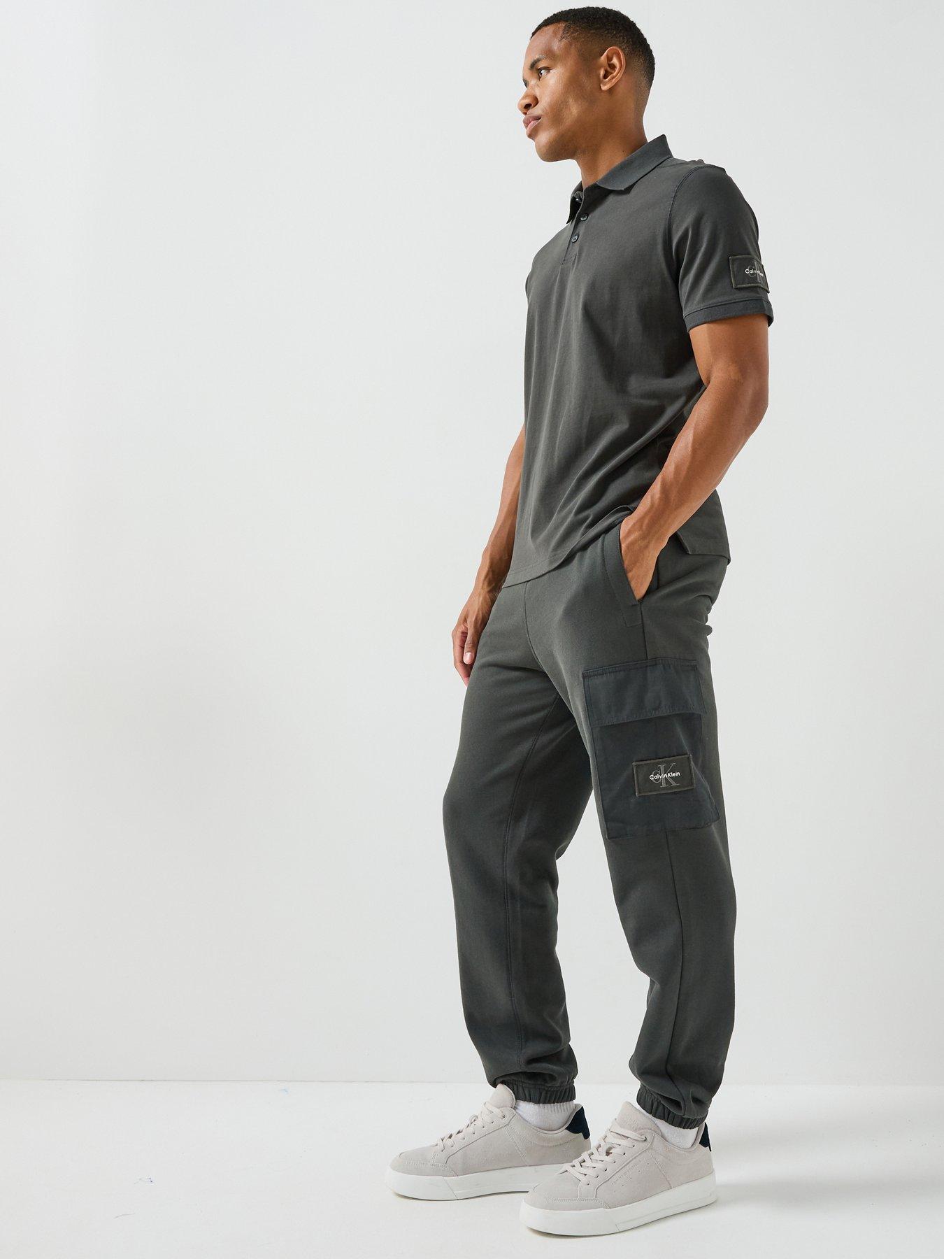 Calvin Klein Jeans Terry Badge Joggers - Black