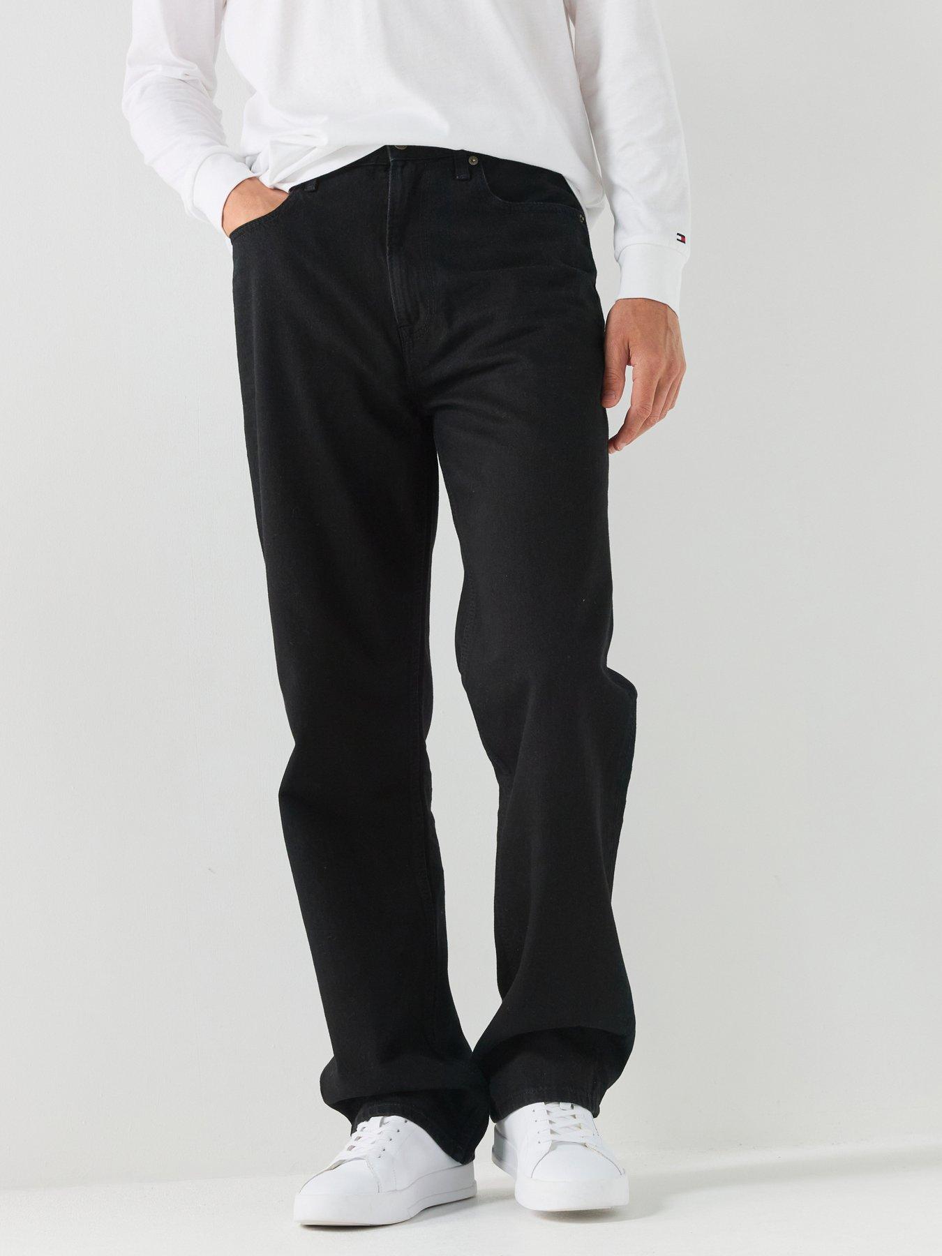 Image 1 of 4 of Tommy Hilfiger River Relaxed Bas Jeans - Black