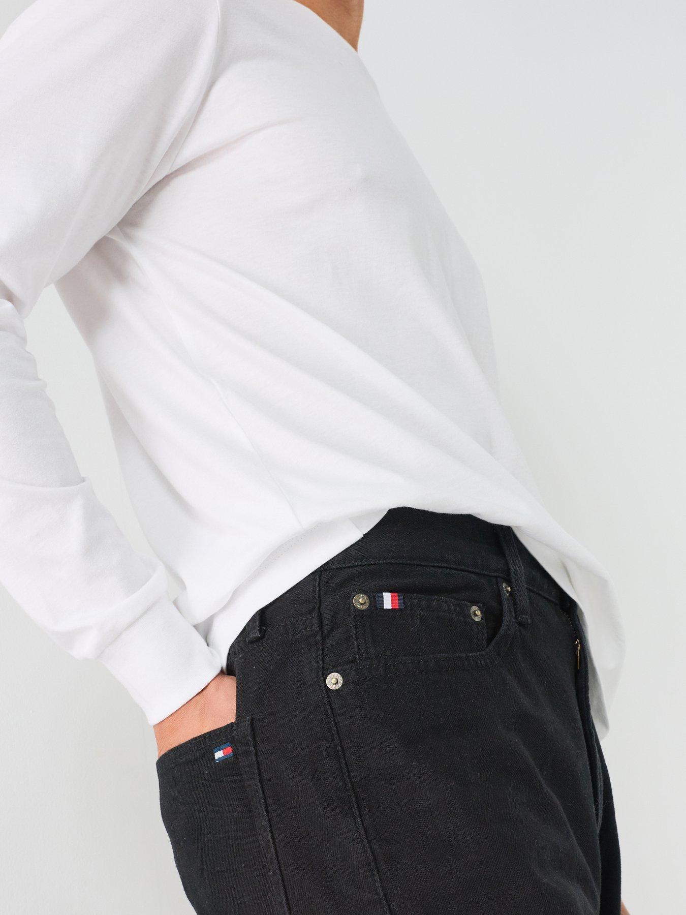 Image 4 of 4 of Tommy Hilfiger River Relaxed Bas Jeans - Black