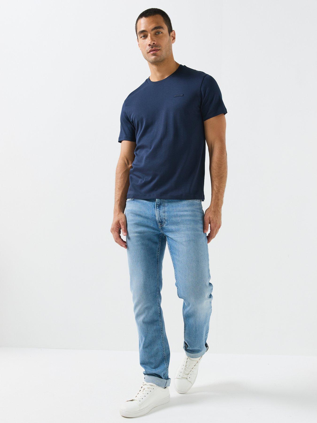 Image 3 of 6 of Calvin Klein Calvin Klein Supima Logo Patch T-shirt - Black