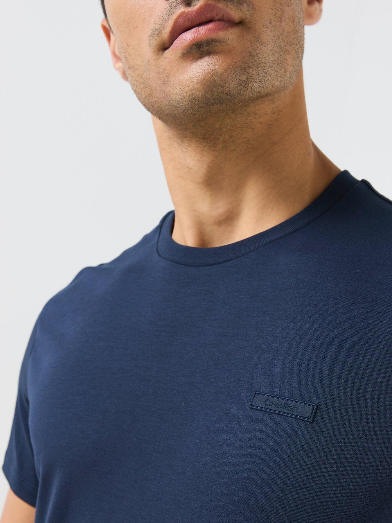 Image 4 of 6 of Calvin Klein Calvin Klein Supima Logo Patch T-shirt - Black