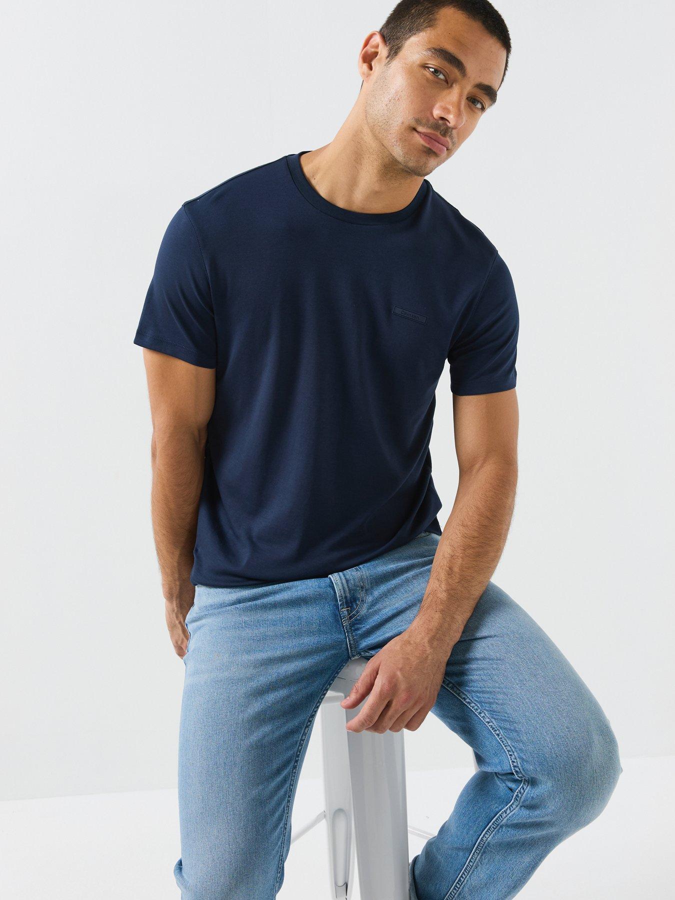 Image 5 of 6 of Calvin Klein Calvin Klein Supima Logo Patch T-shirt - Black