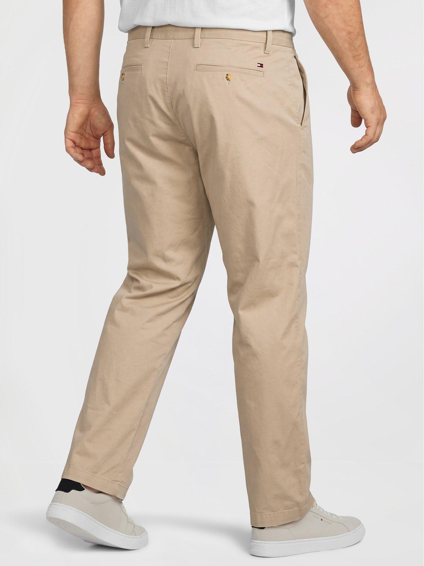 Image 2 of 5 of Tommy Hilfiger Mens Big &amp; Tall Stretch Twill Chinos - Khaki
