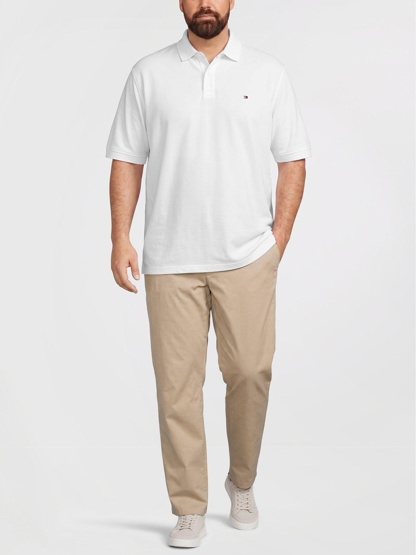 Image 3 of 5 of Tommy Hilfiger Mens Big &amp; Tall Stretch Twill Chinos - Khaki