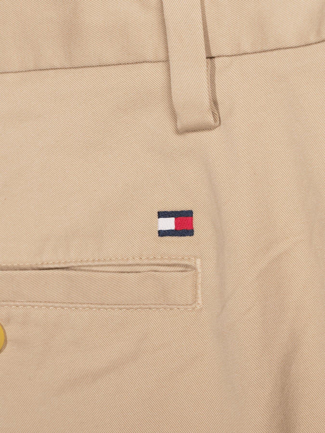 Image 4 of 5 of Tommy Hilfiger Mens Big &amp; Tall Stretch Twill Chinos - Khaki
