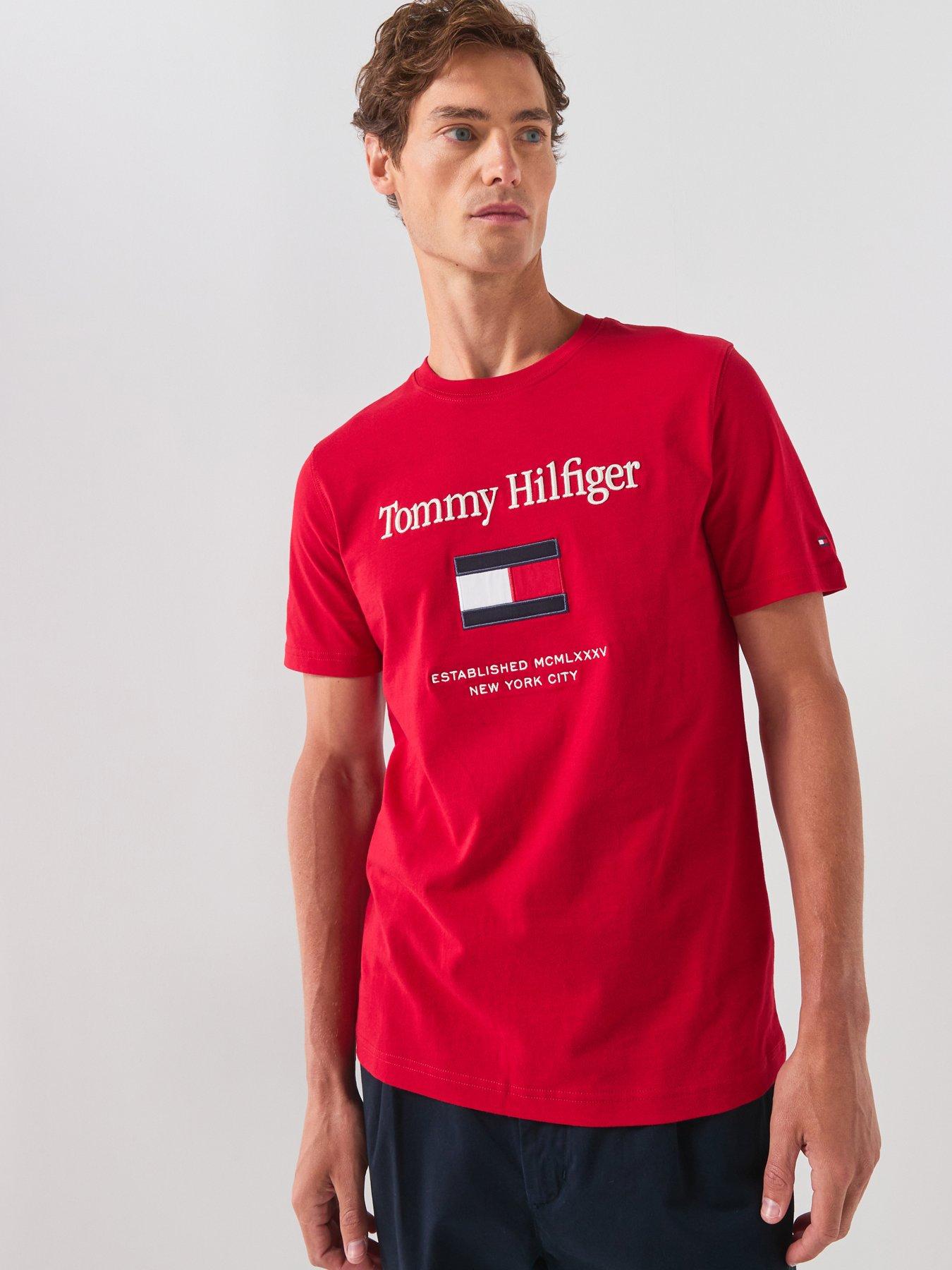 Tommy Hilfiger Tommy Embroidered Flag T-shirt - Blue