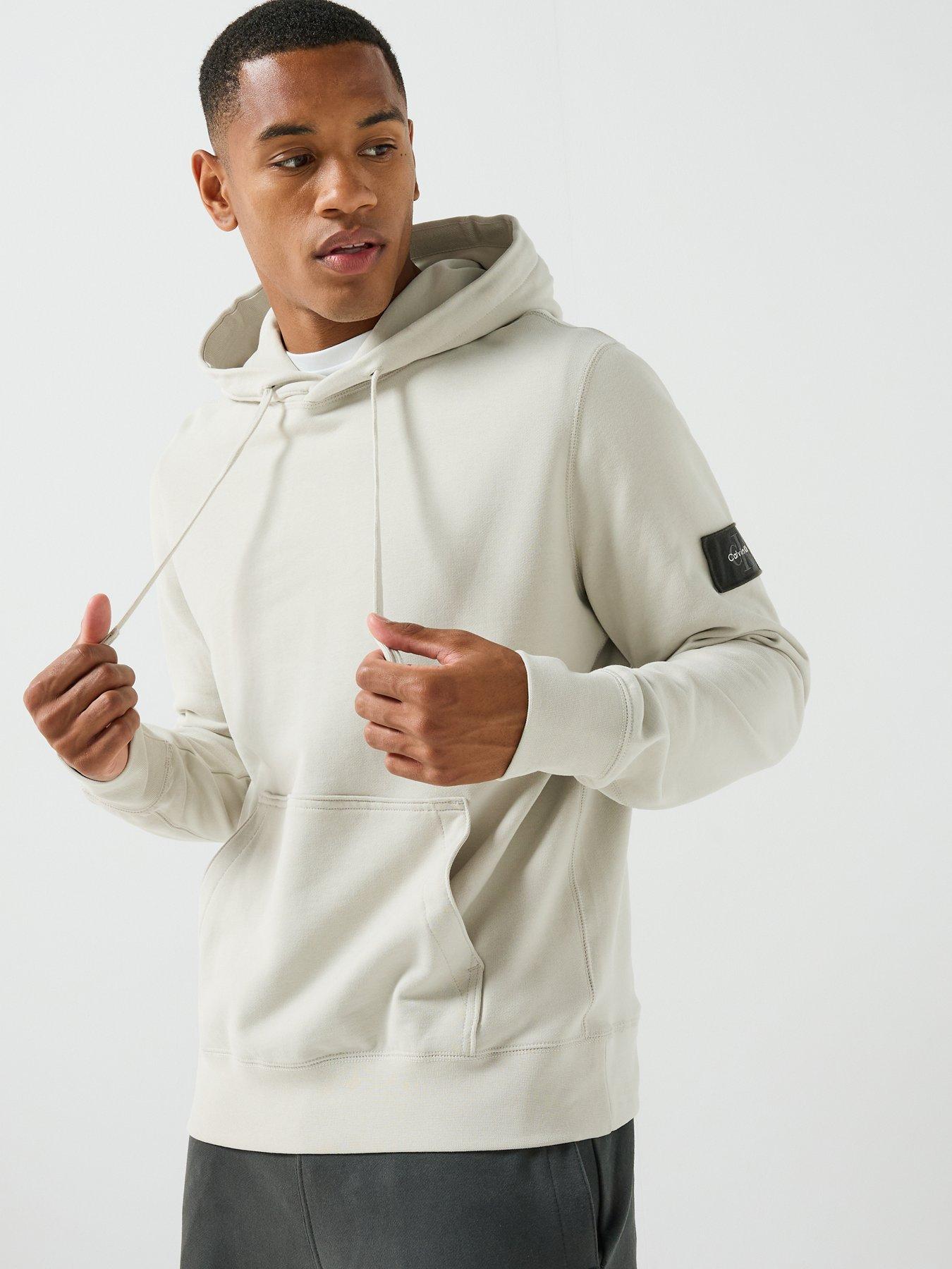Calvin Klein Jeans Badge Hoodie - Cream
