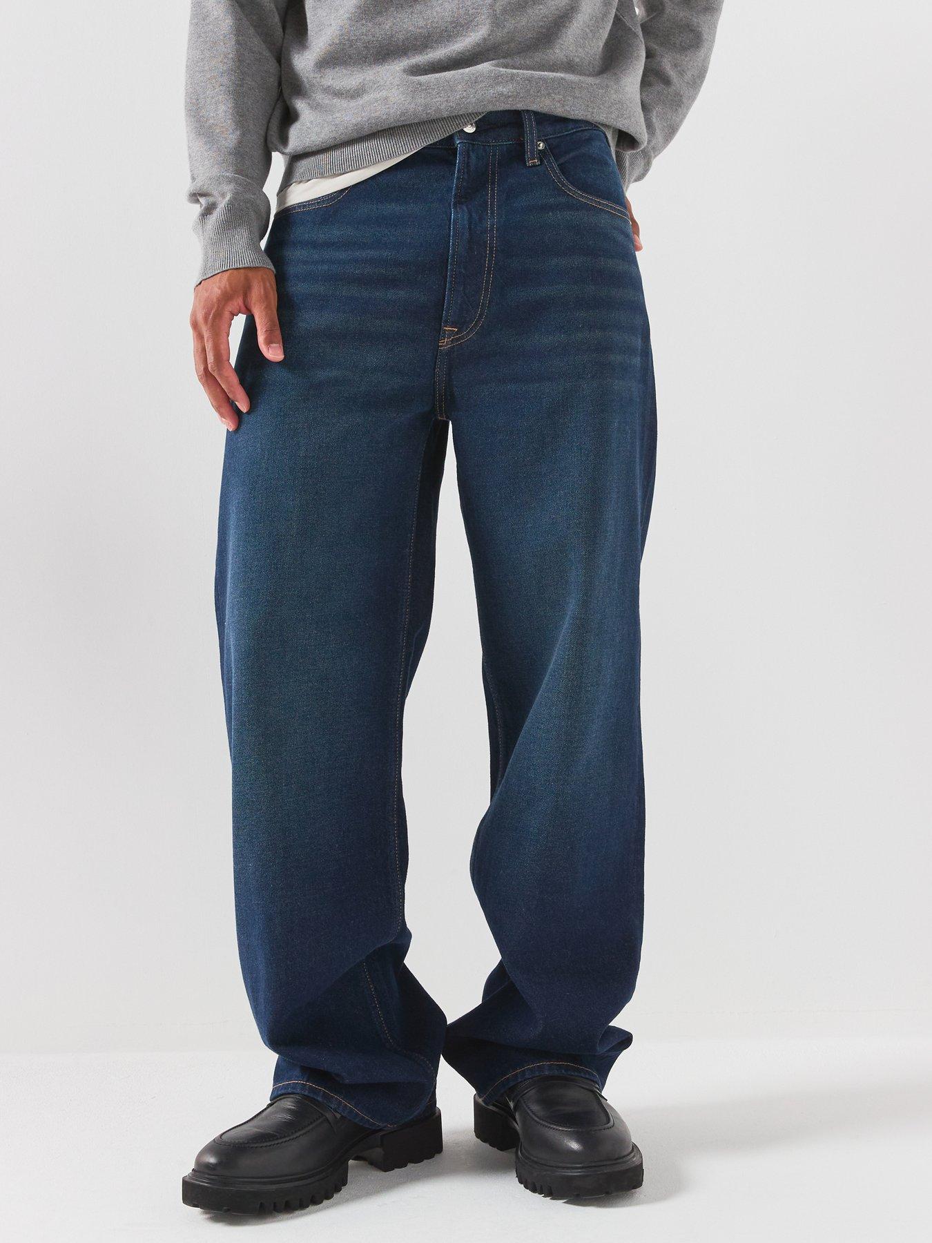 Calvin Klein Jeans Men's Relaxed Baggy Shoreline Jean - Dark Blue
