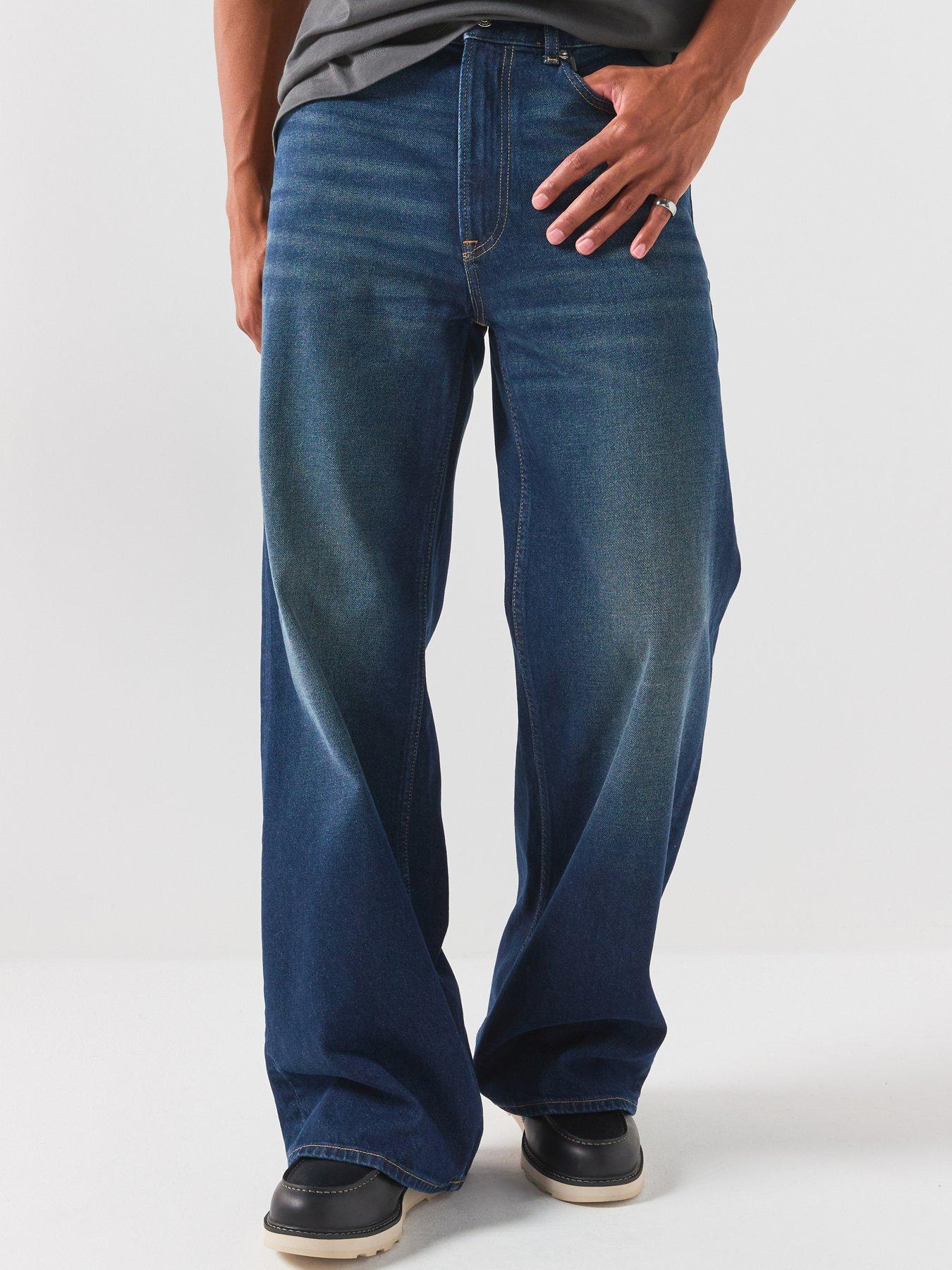 Calvin Klein Jeans Relaxed Straight Jean - Dark Blue