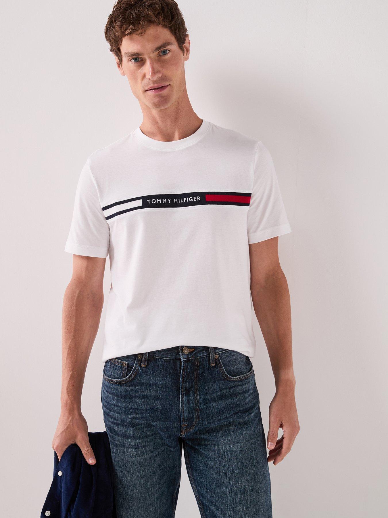 Tommy Hilfiger Hilfiger Chest Insert T-shirt - White