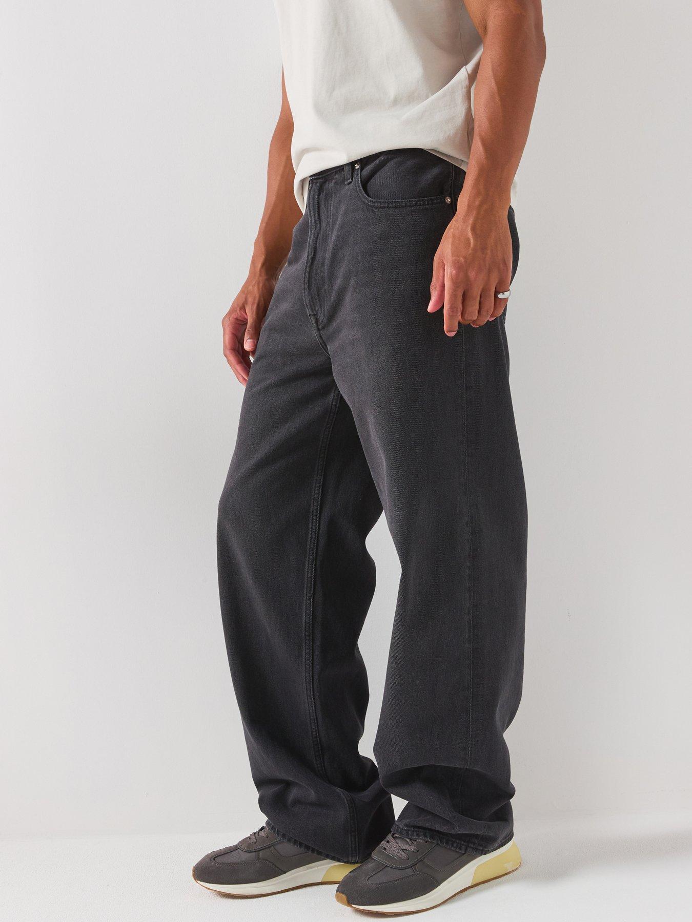 Calvin Klein Jeans Relaxed Baggy Sidewalk Jean - Black