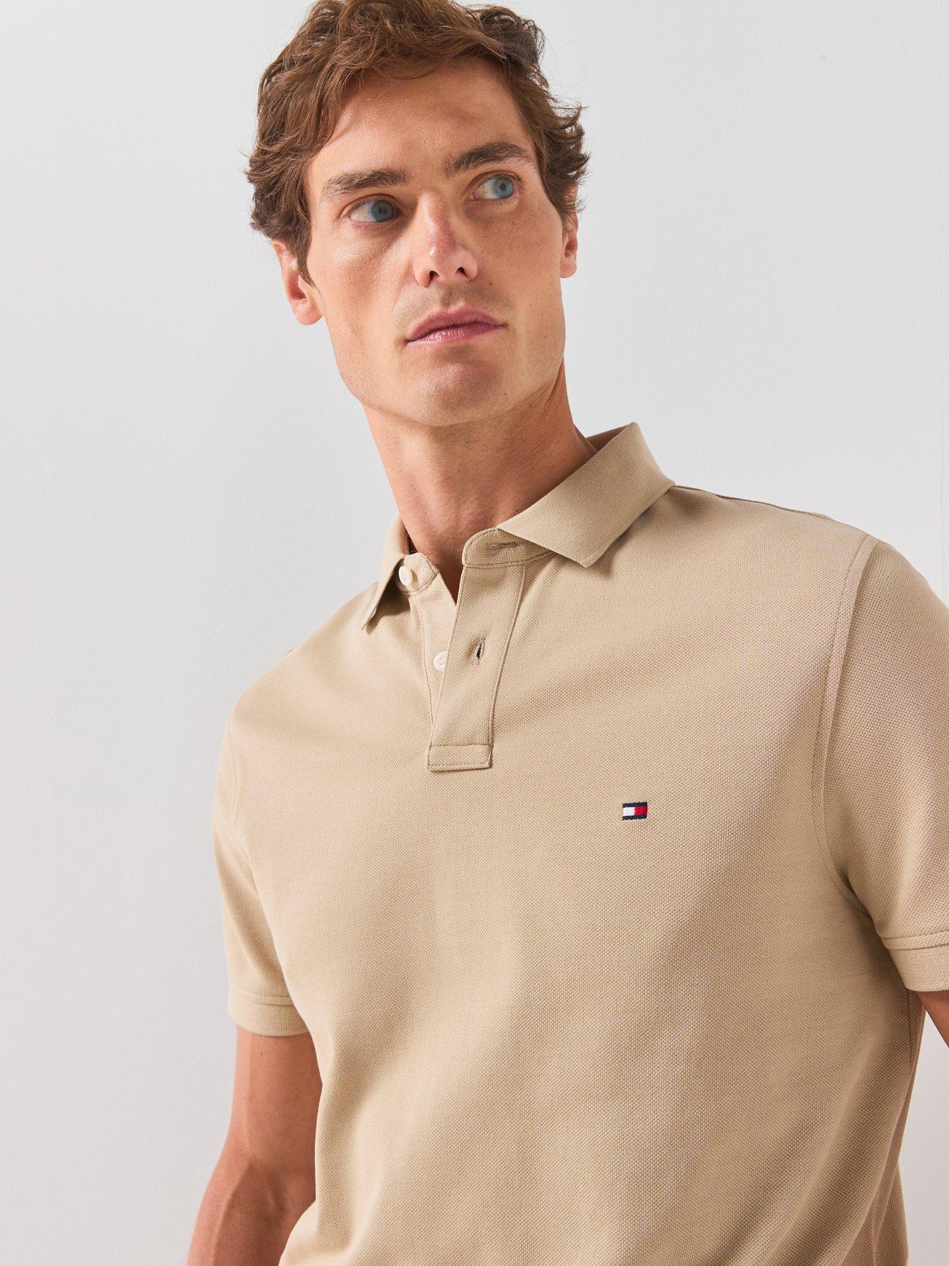 Tommy Hilfiger 1985 Regular Fit Pique Polo Shirt - Sandalwood