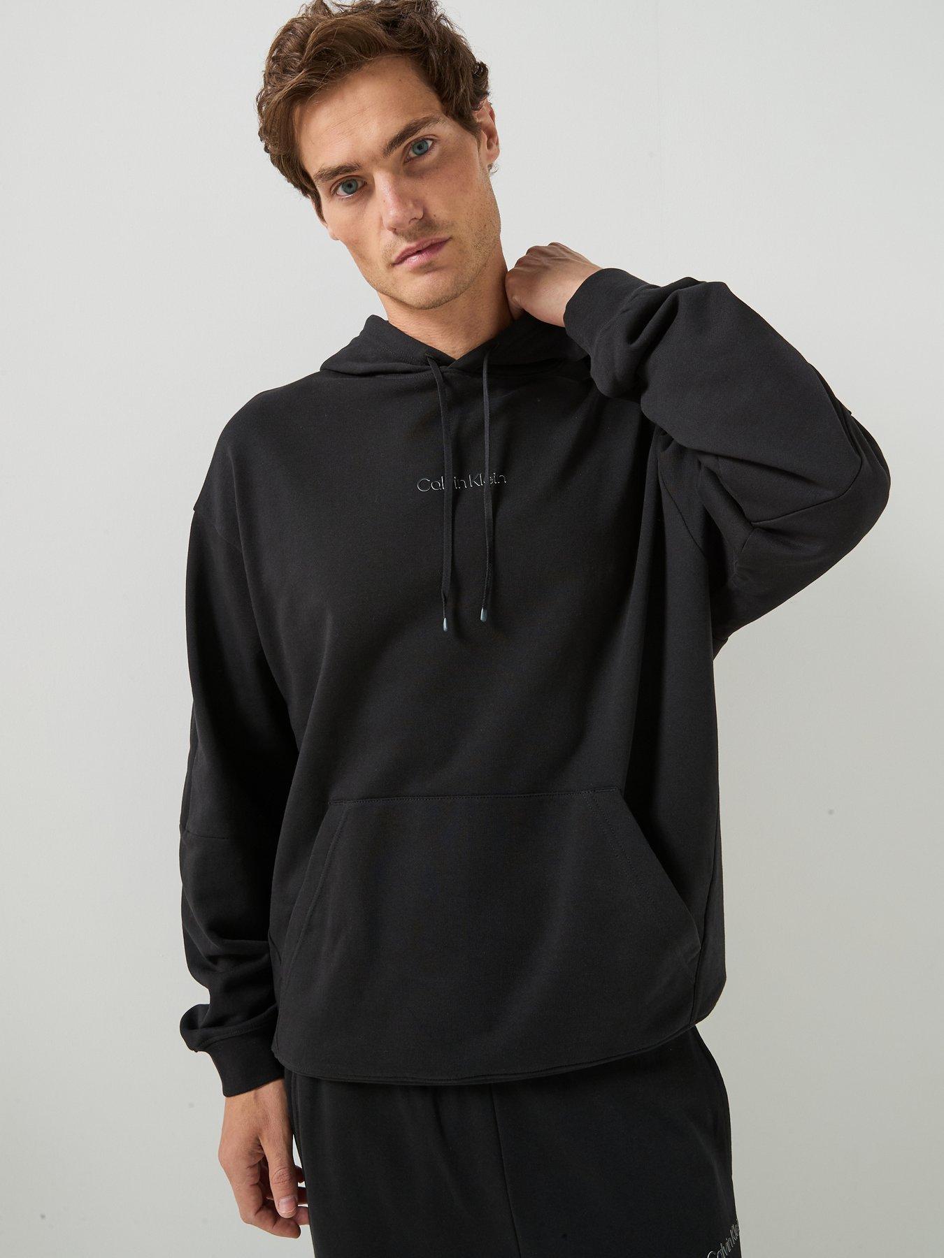 Calvin Klein Sport Graphic Logo Overhead Hoodie - Black