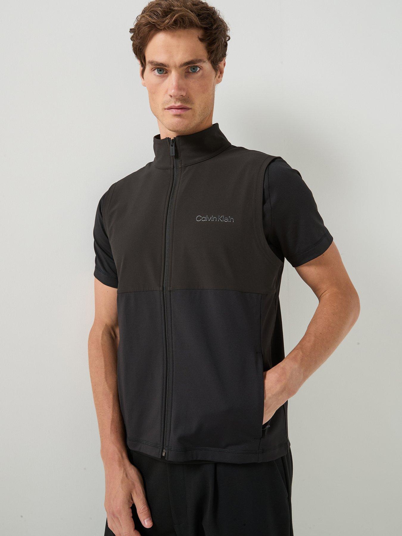 Calvin Klein Sport Commuter Flex Tech Gilet - Black