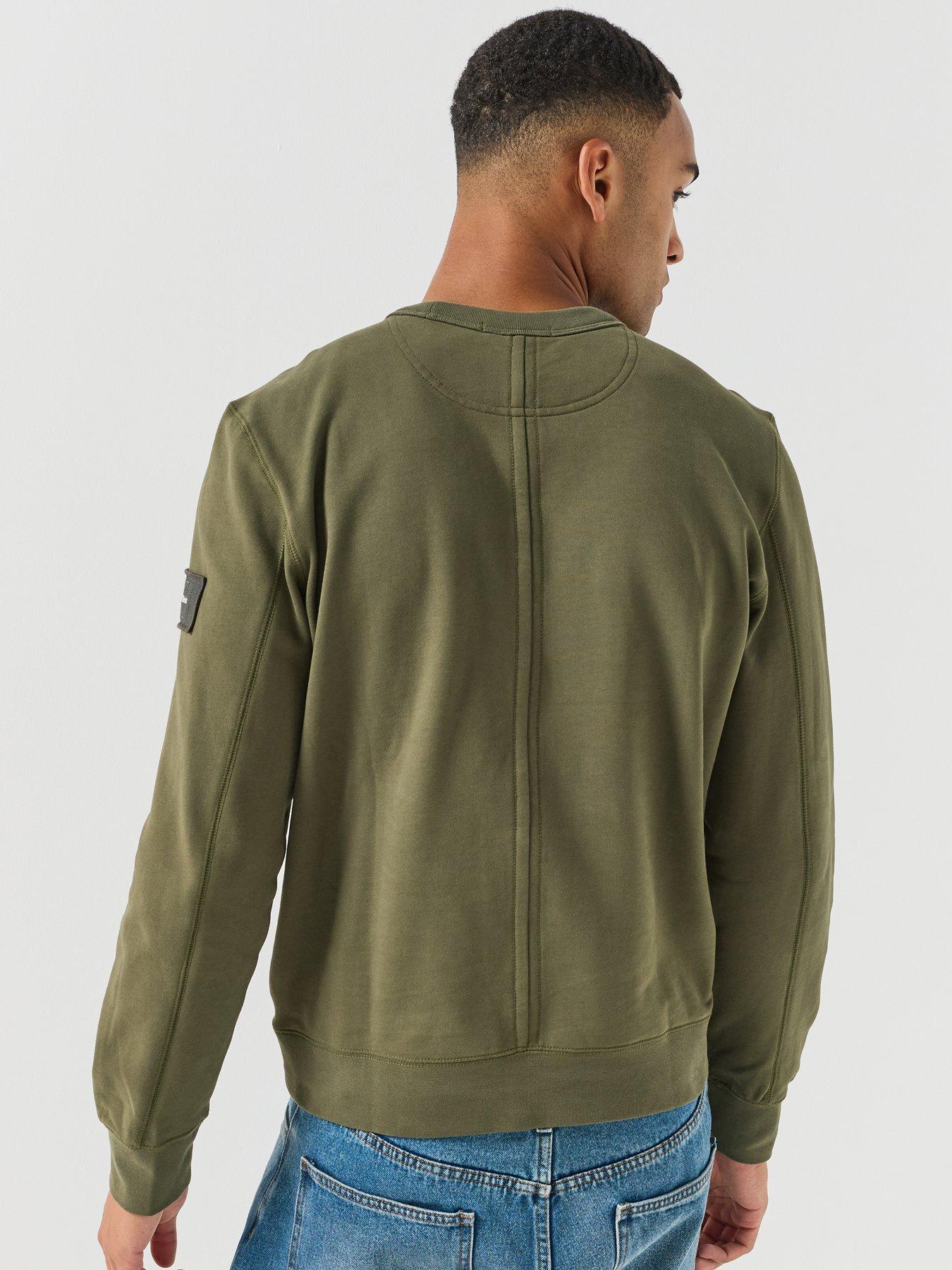 Image 2 of 6 of Calvin Klein Jeans Badge Crew Sweat - Green
