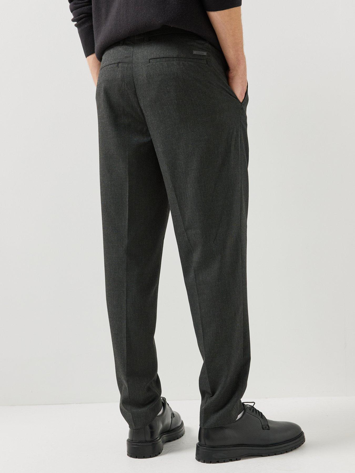 Image 2 of 5 of Calvin Klein Calvin Klein Tapered Trousers - Grey