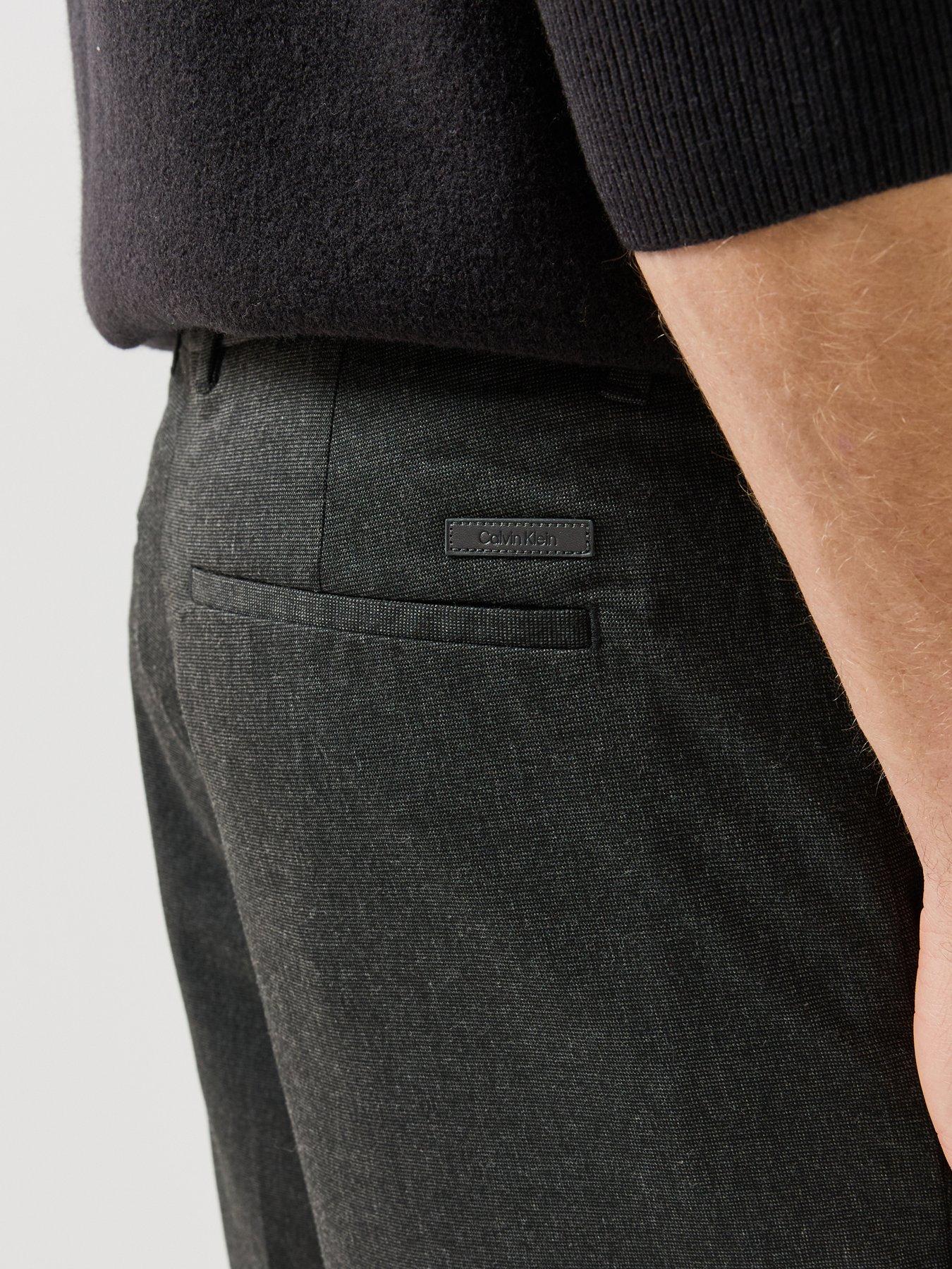 Image 5 of 5 of Calvin Klein Calvin Klein Tapered Trousers - Grey