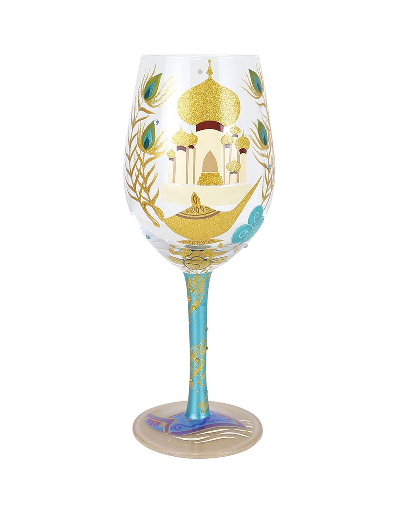 Disney New Show Me The World (jasmine Wine Glass)