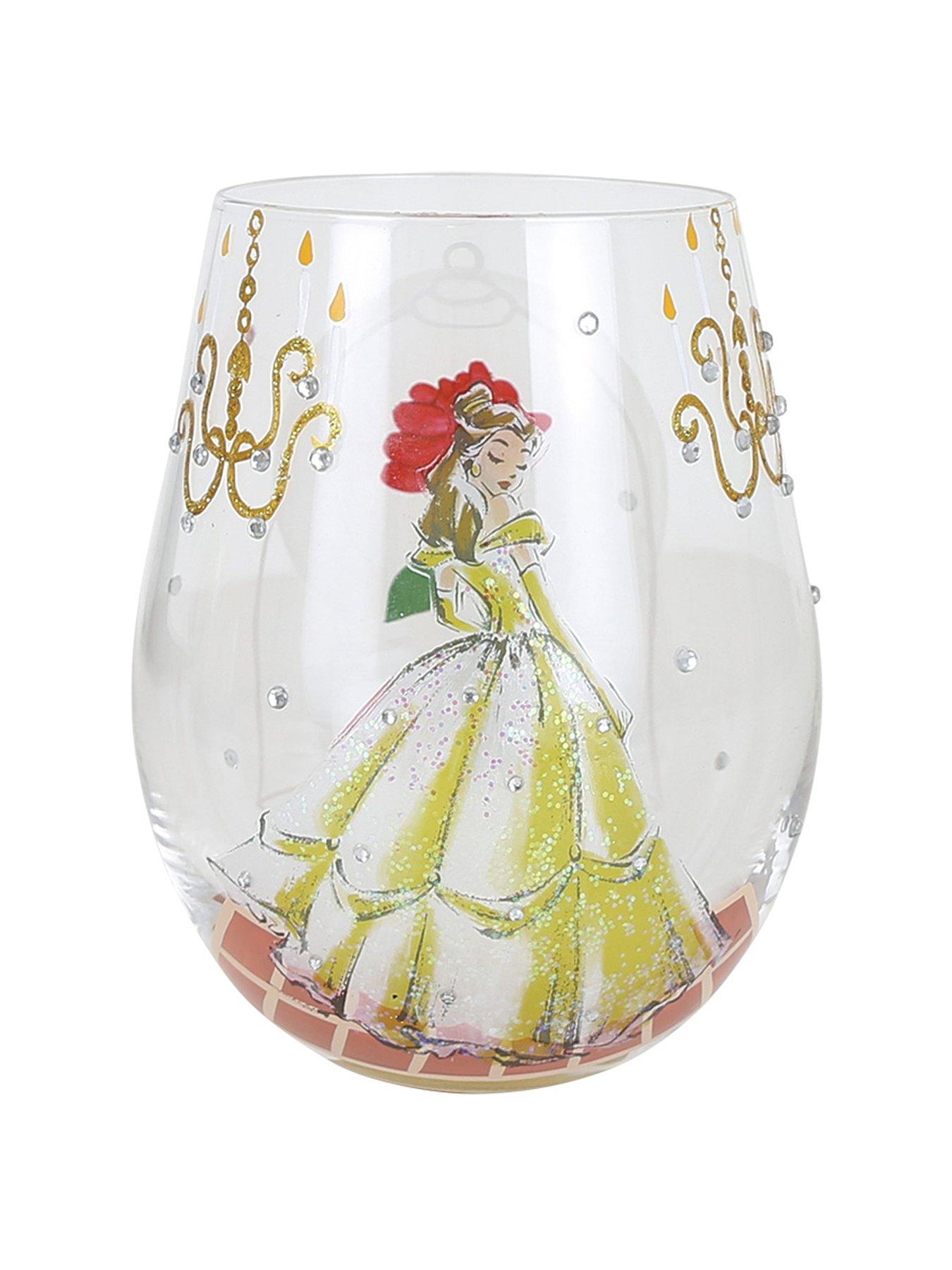 Disney New Choose To Dream (belle Stemless Glass)