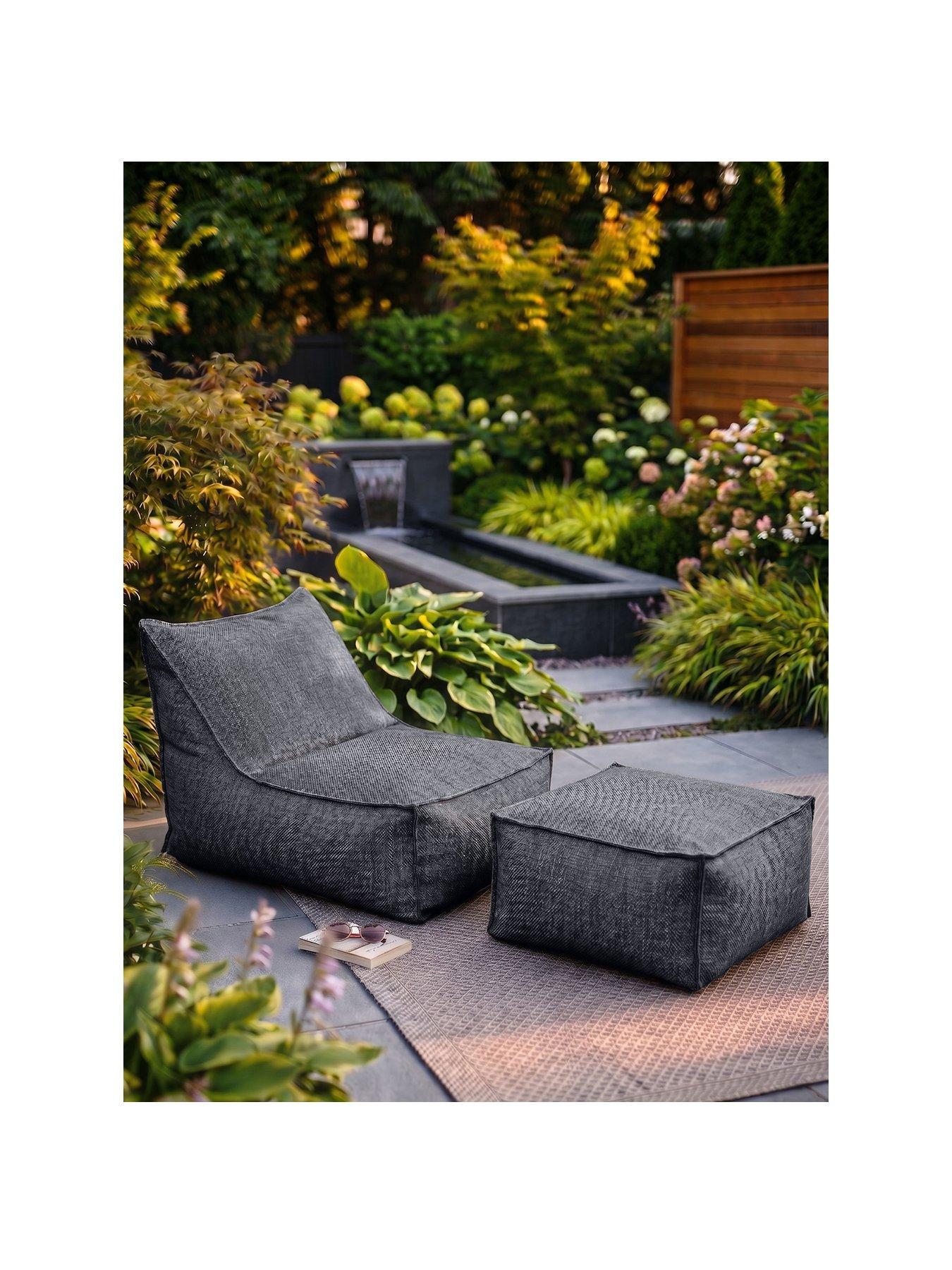Image 2 of 4 of Old Bean Serene Lounger - Matching Ottoman