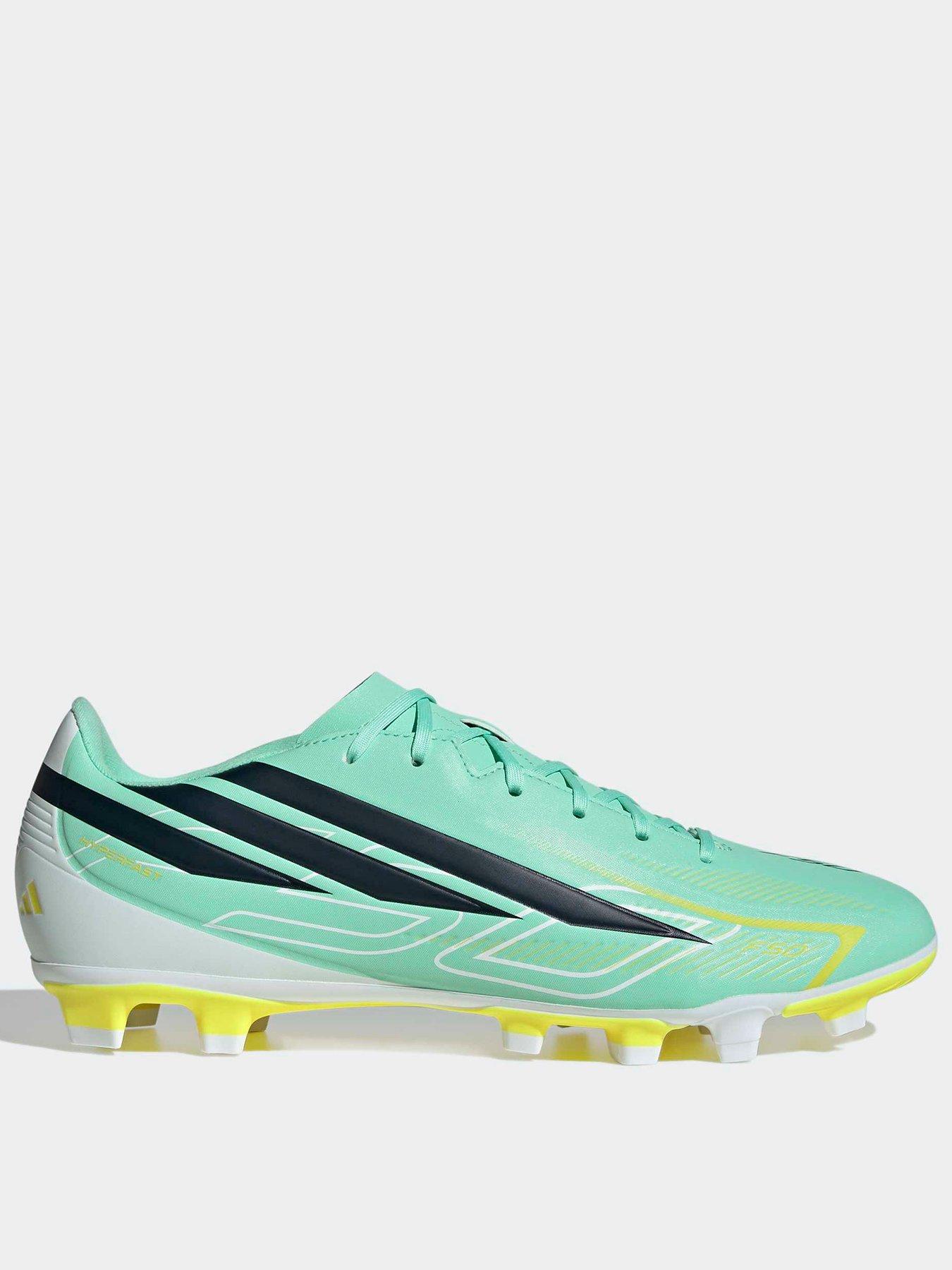 Image 1 of 6 of adidas Mens F50 Hyperfast Club Firm Ground Football Boots - Green/navy