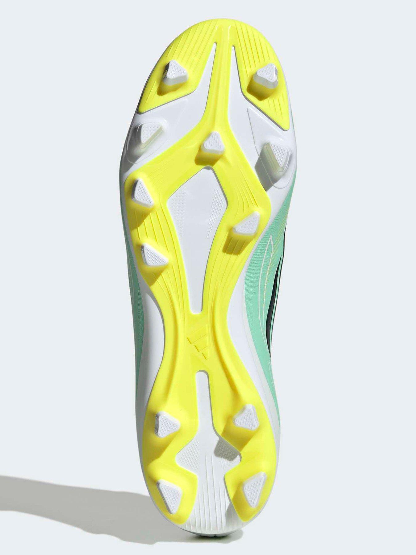 Image 5 of 6 of adidas Mens F50 Hyperfast Club Firm Ground Football Boots - Green/navy