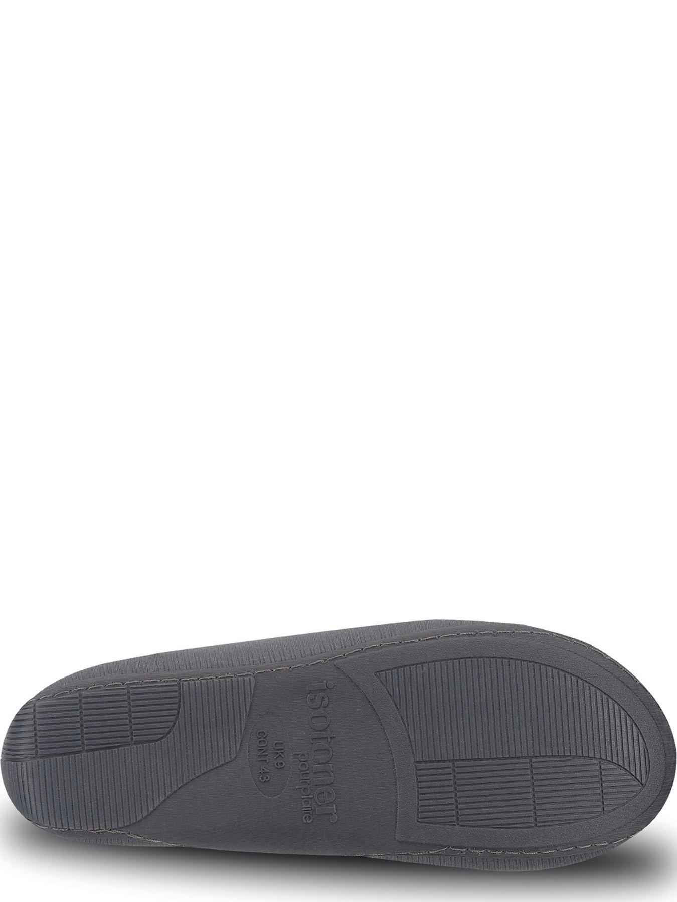 Image 3 of 4 of Totes Isotoner Totes Ribbed Moccasin Slipper - Grey