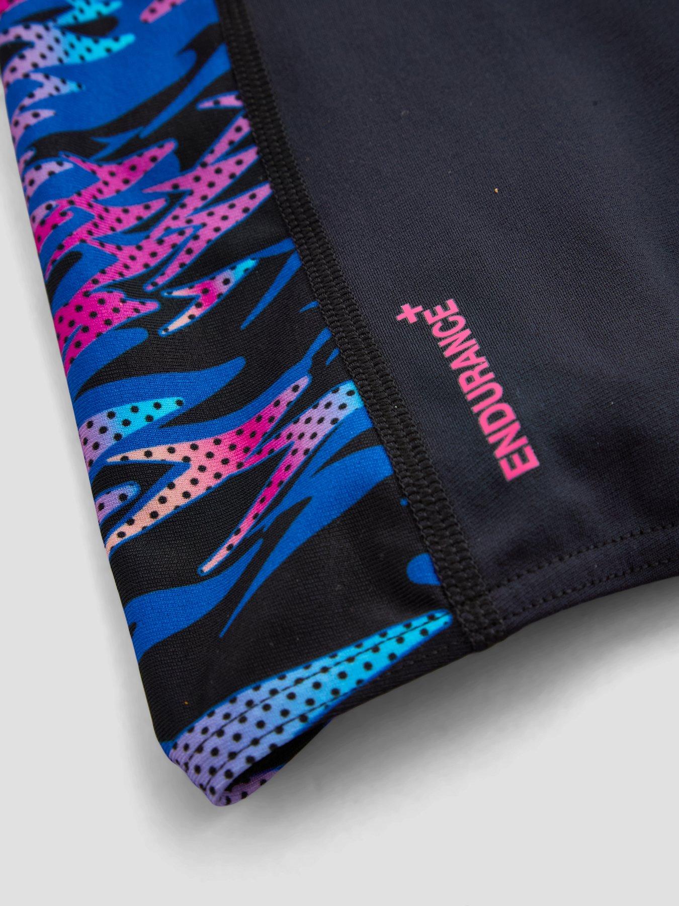 Image 5 of 6 of Speedo Junior Girls Hyperboom Splice Muscleback Legsuit - Black