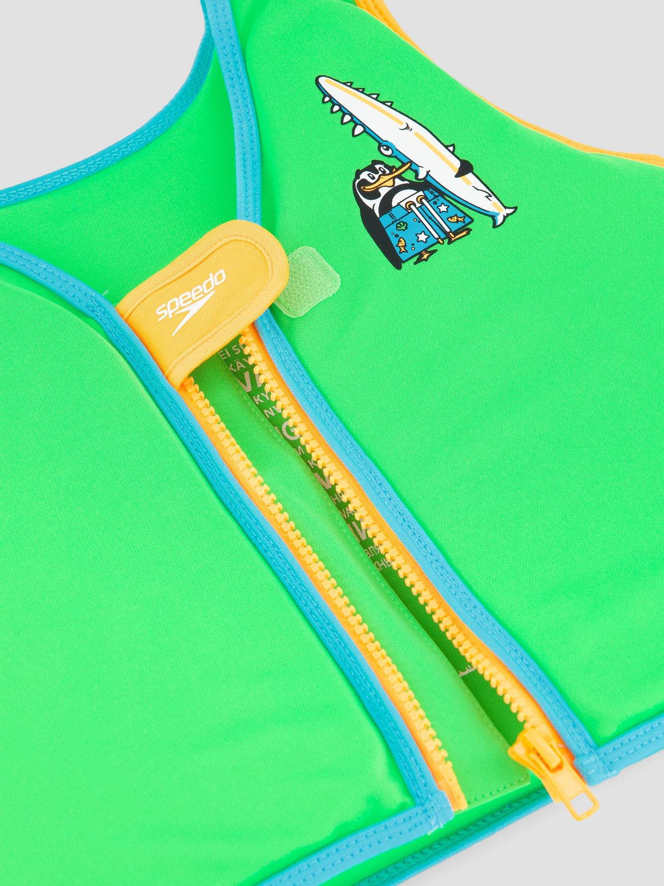 Image 3 of 4 of Speedo Kids Printed Float Vest - Green