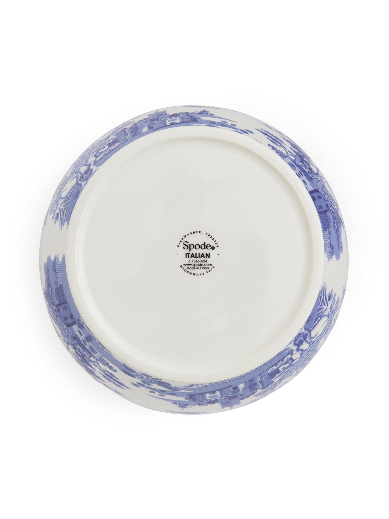 Image 4 of 5 of Spode Blue Italian Gothic Castle Vase