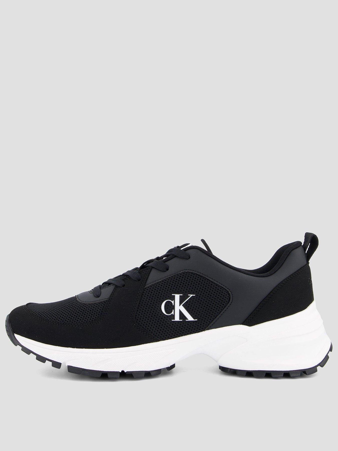 Calvin Klein Hike Runner Lace Up Trainers - Black