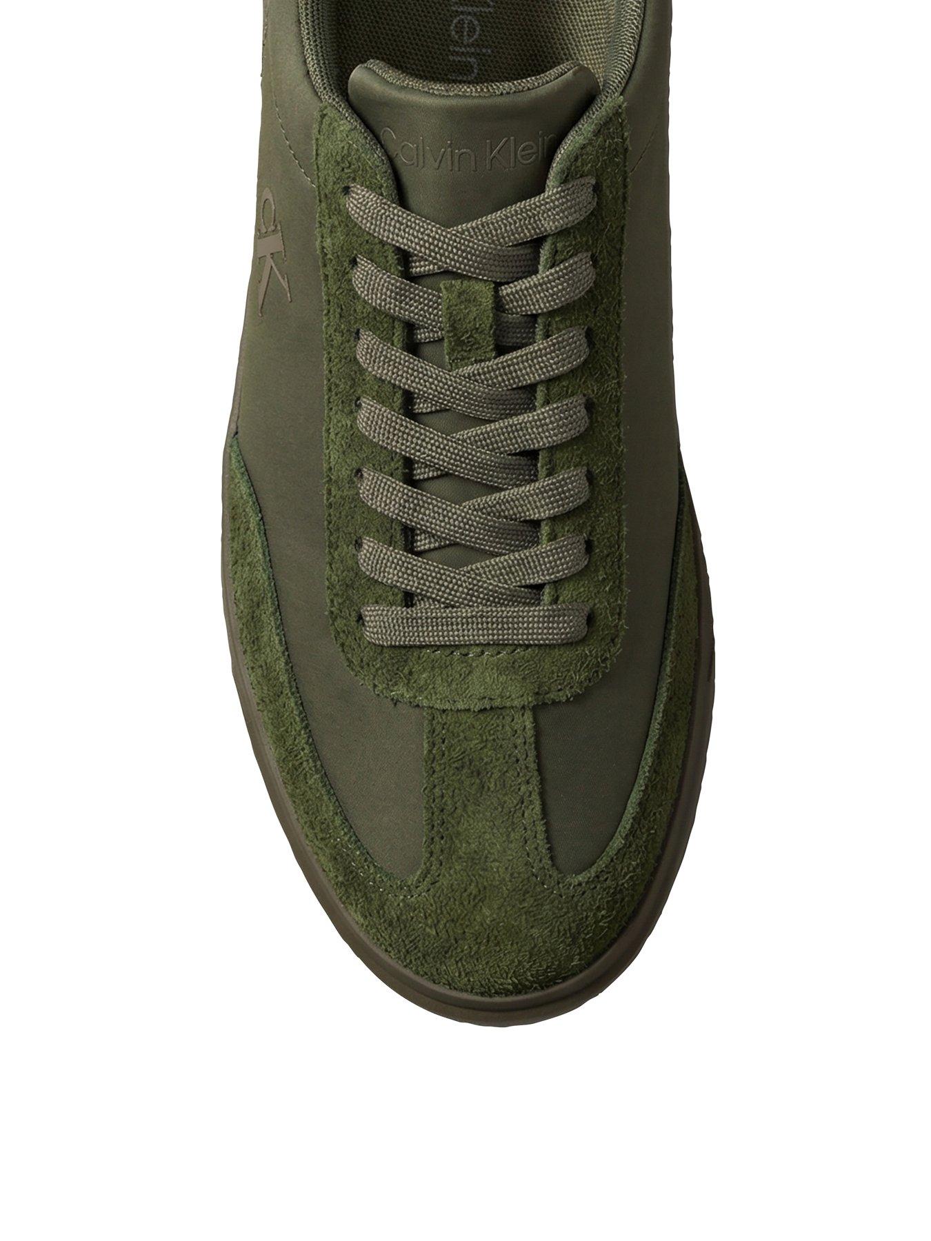 Image 6 of 6 of Calvin Klein Low Profile Cupsole Lace Trainers - Green