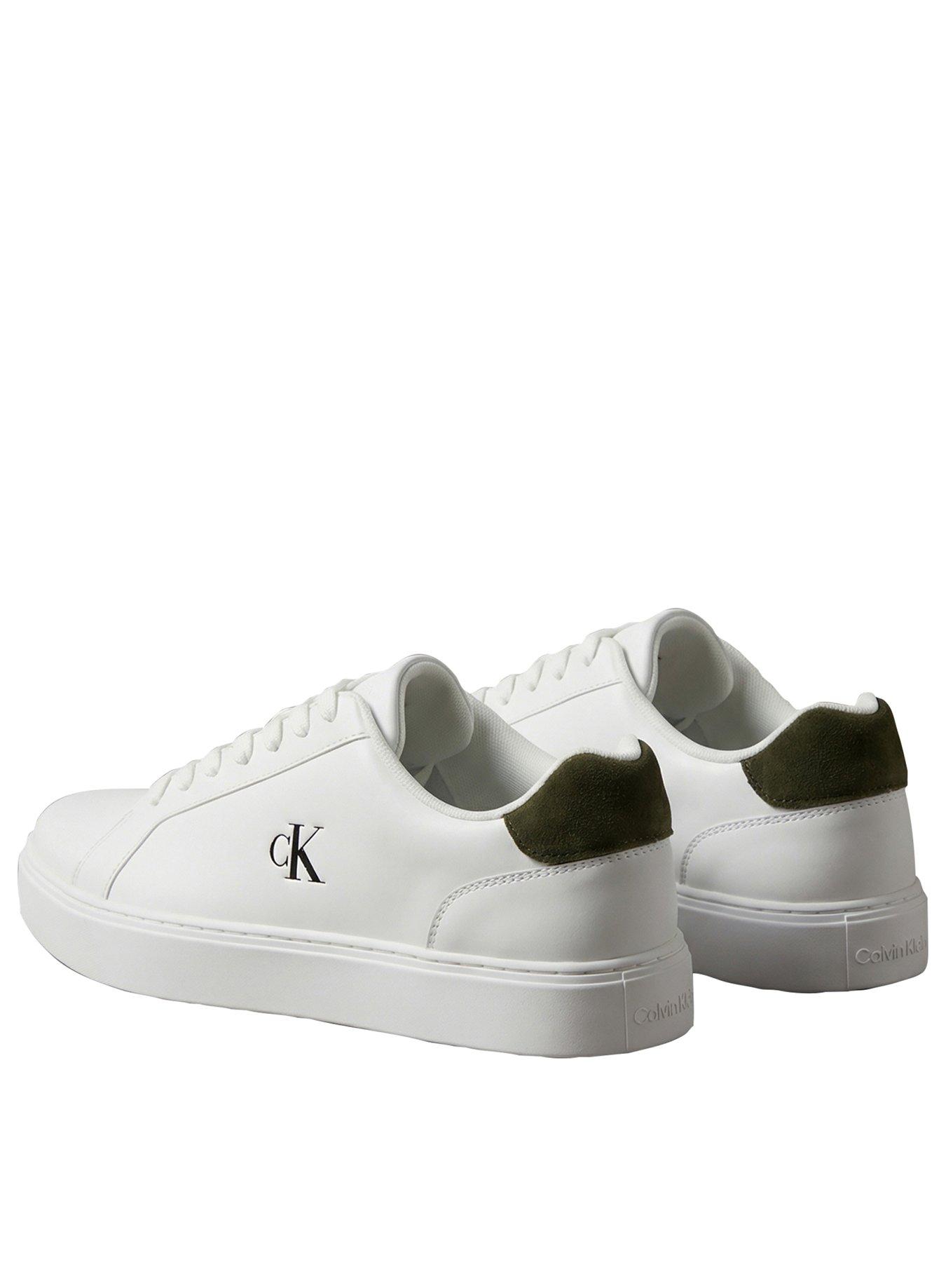 Image 3 of 5 of Calvin Klein Classic Cupsole Laceup Trainers - White