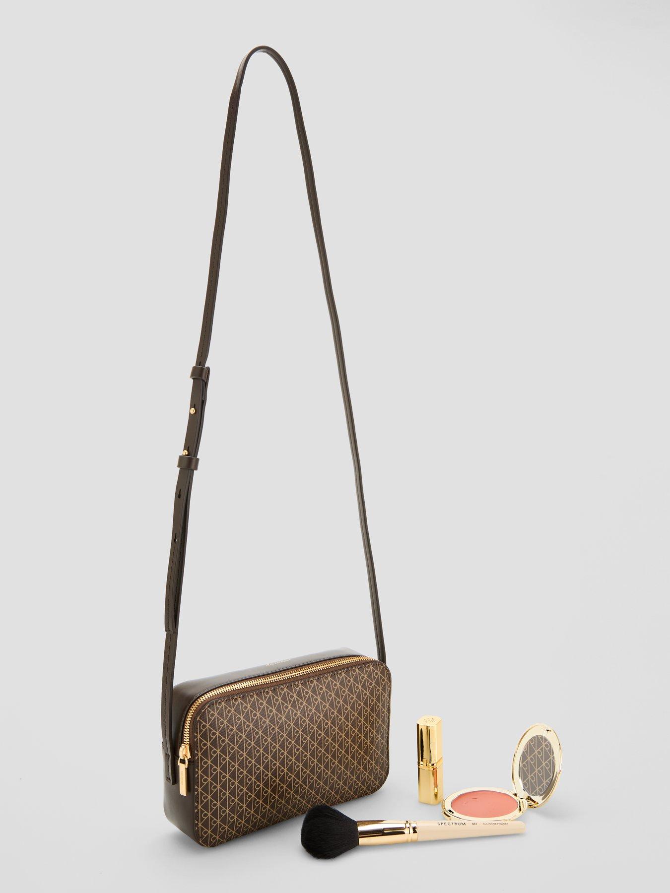 Image 2 of 5 of Calvin Klein Allover Emblem Logo Camera Bag - Multi
