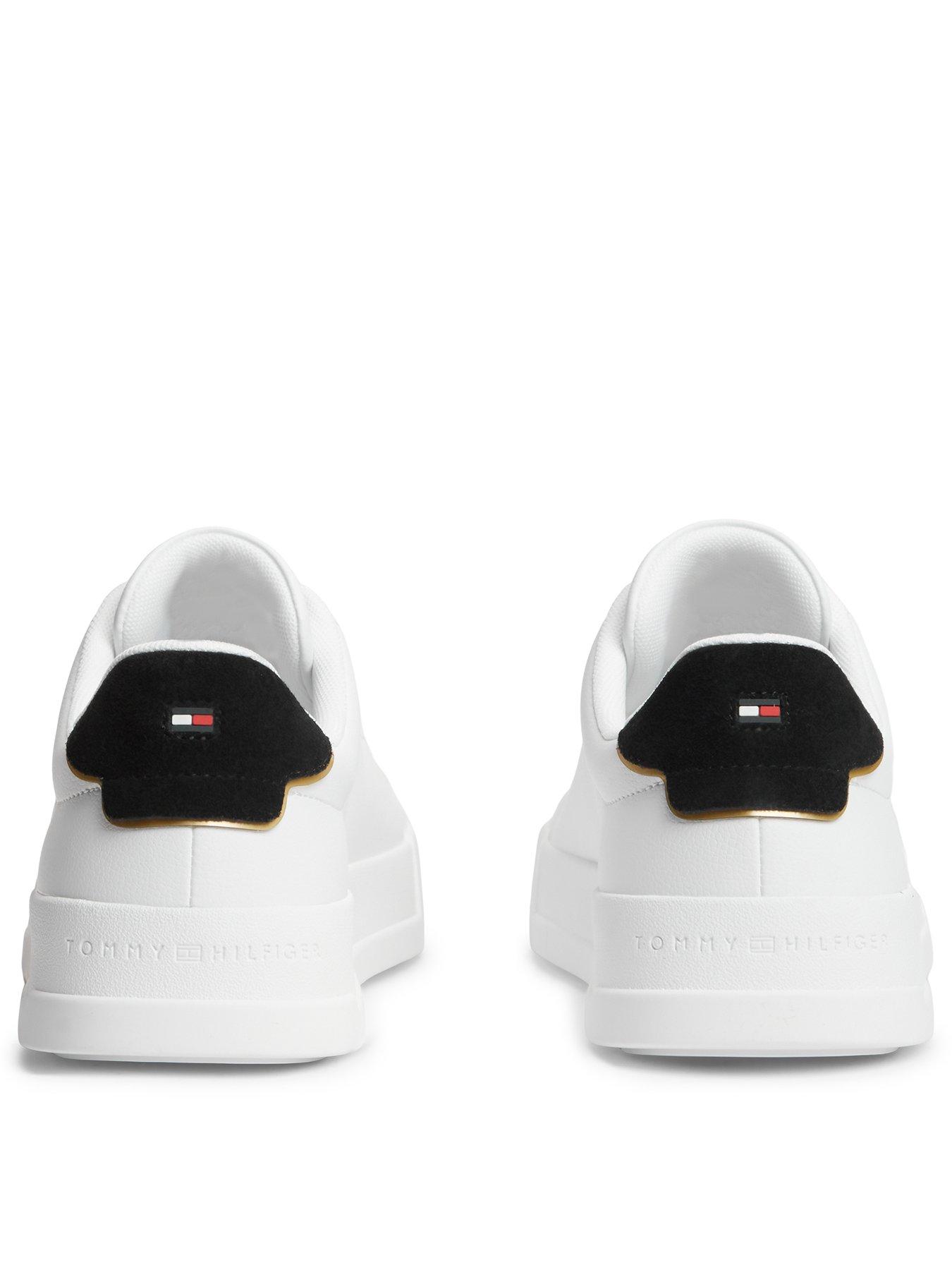 Image 3 of 6 of Tommy Hilfiger Court Trainers - White