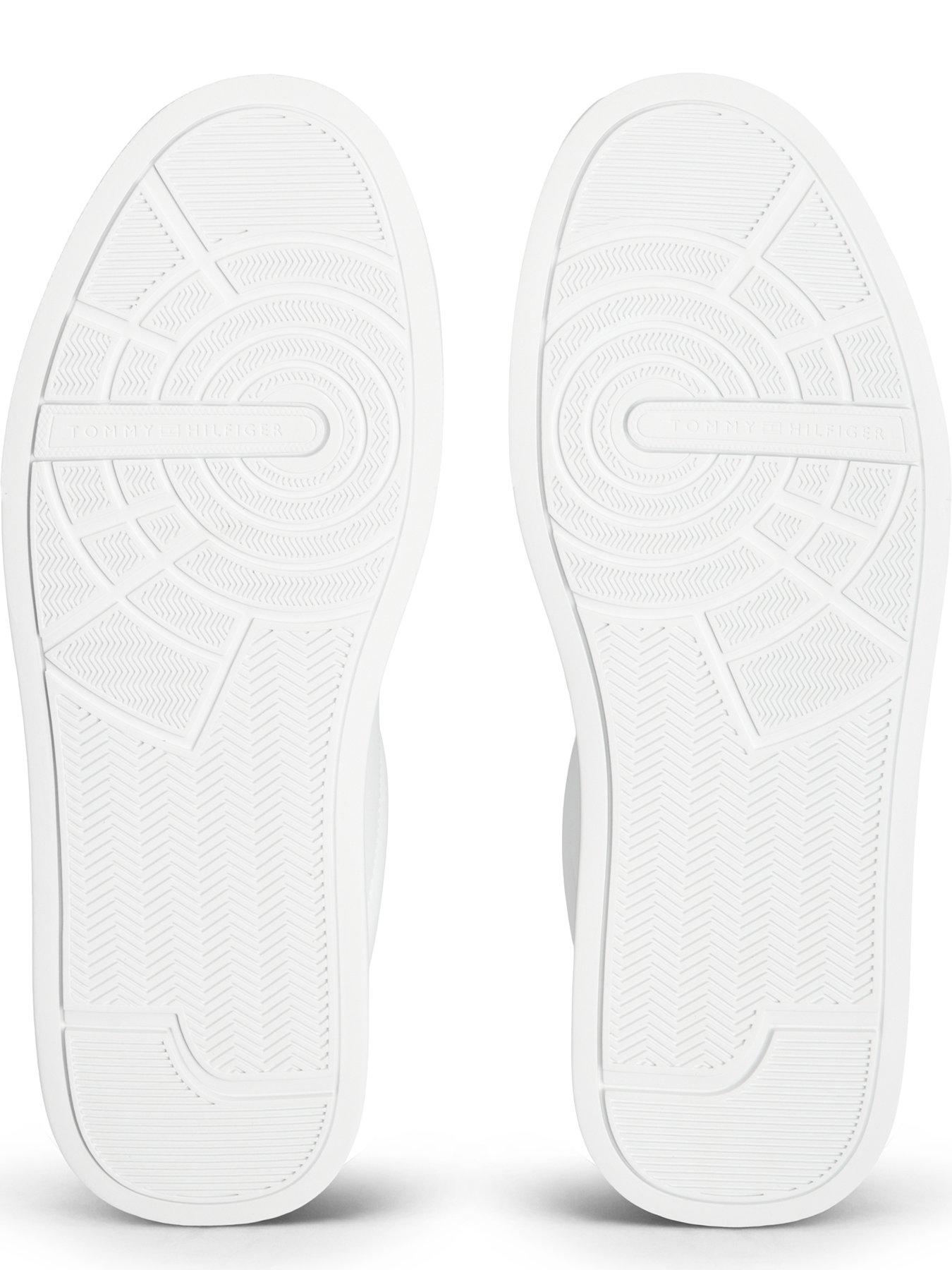 Image 5 of 6 of Tommy Hilfiger Court Trainers - White