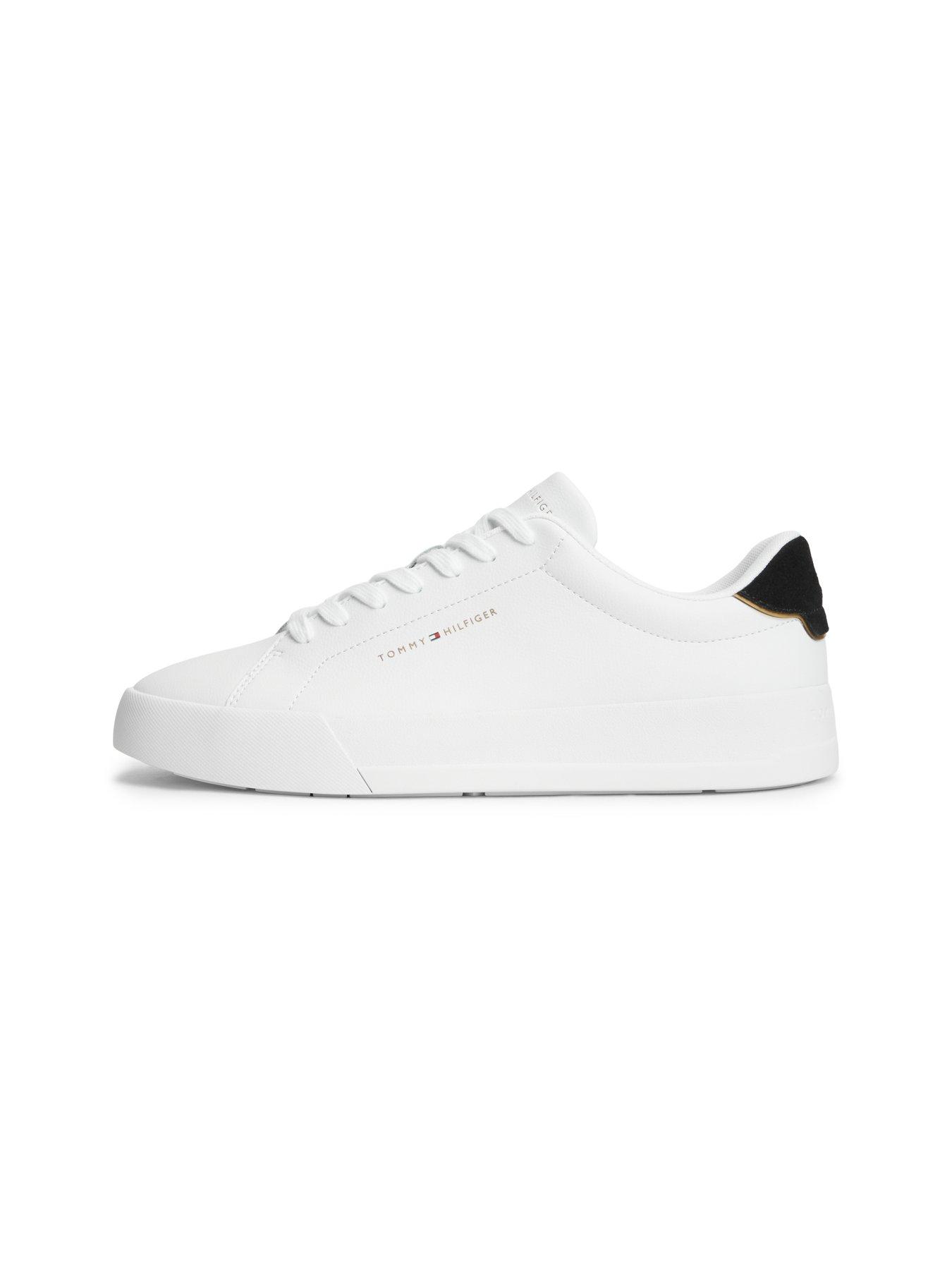 Image 6 of 6 of Tommy Hilfiger Court Trainers - White