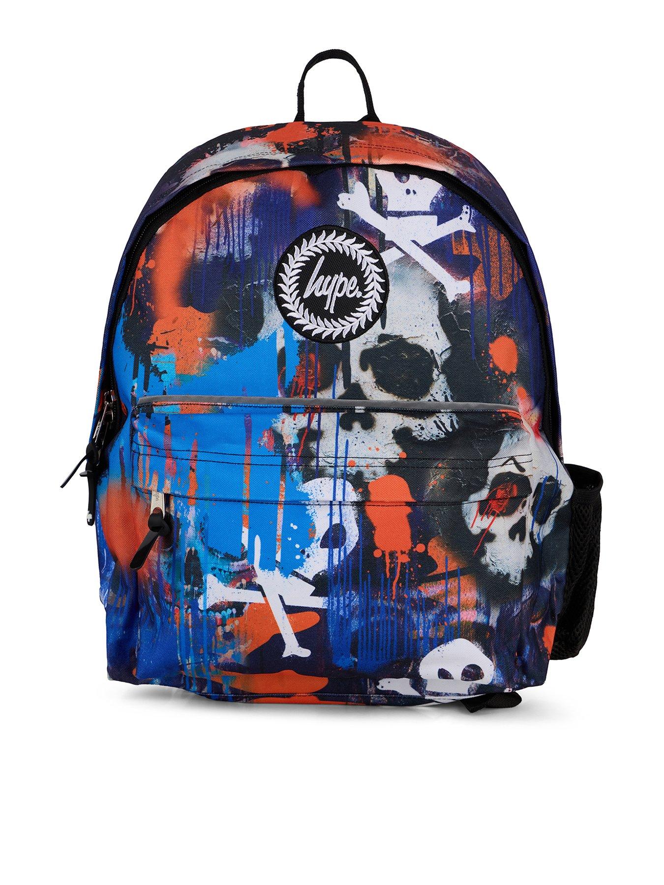 Hype Graffiti Skull Backpack - Multi