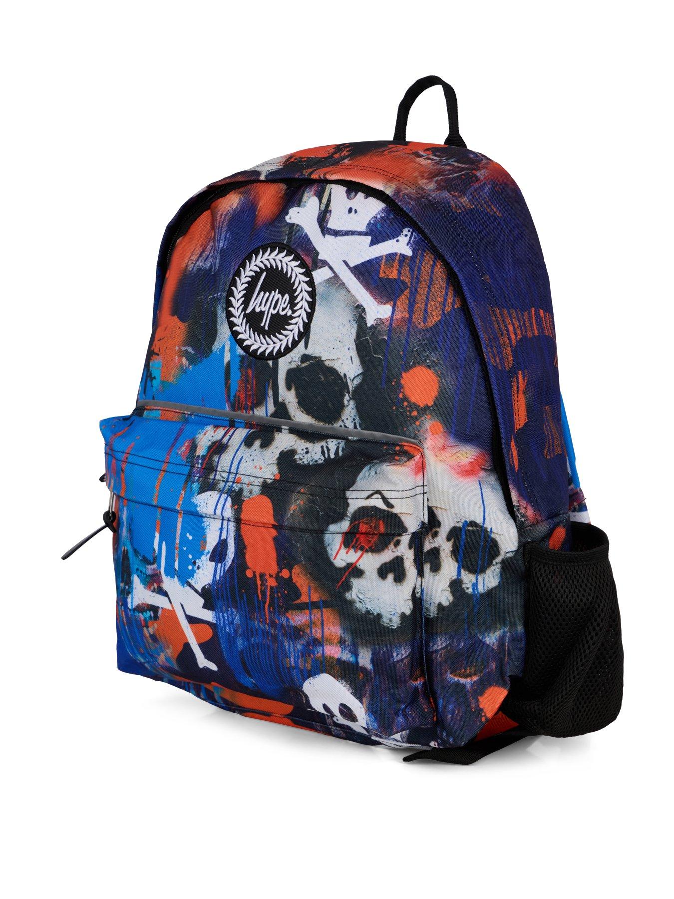 Image 2 of 4 of Hype Graffiti Skull Backpack - Multi