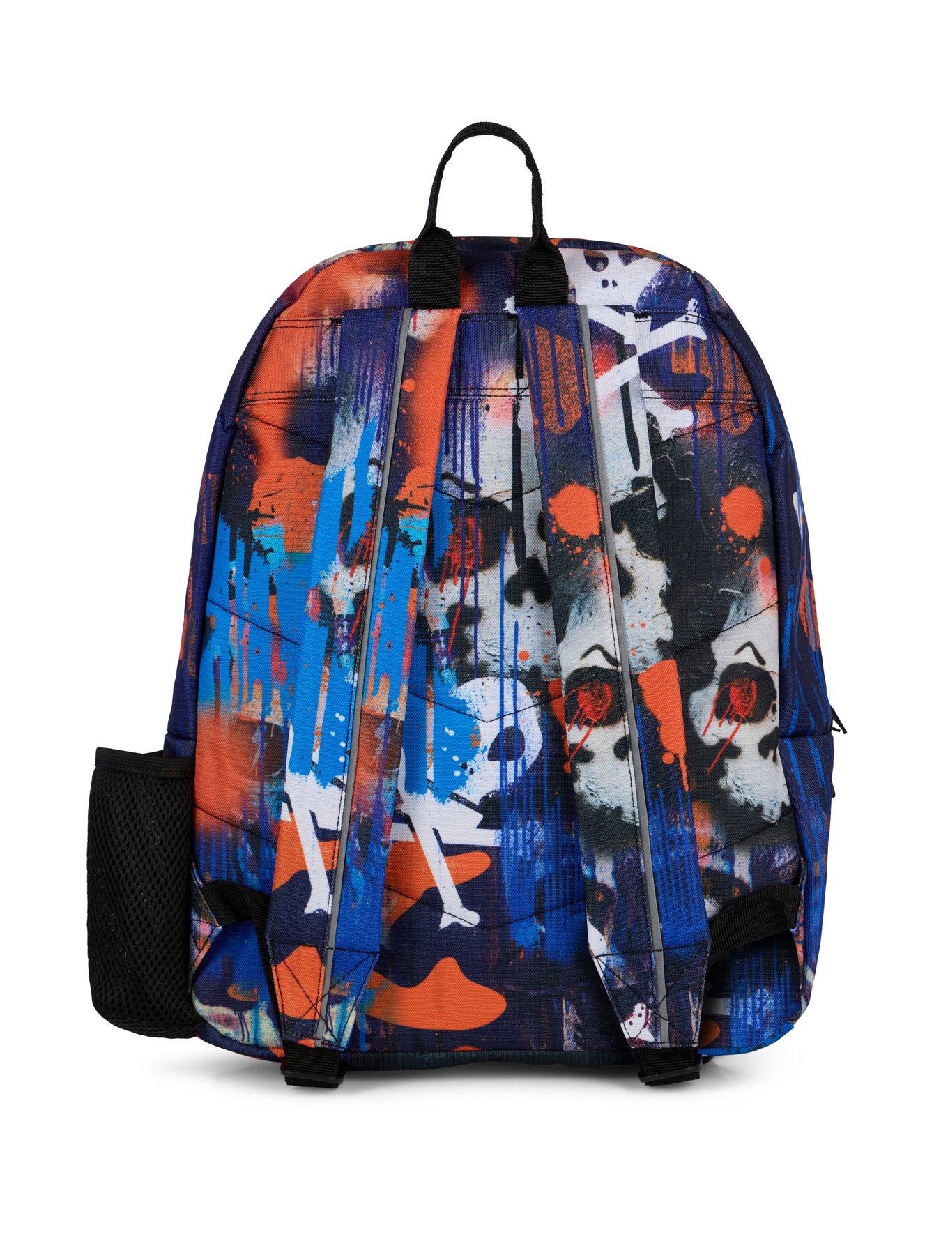 Image 4 of 4 of Hype Graffiti Skull Backpack - Multi
